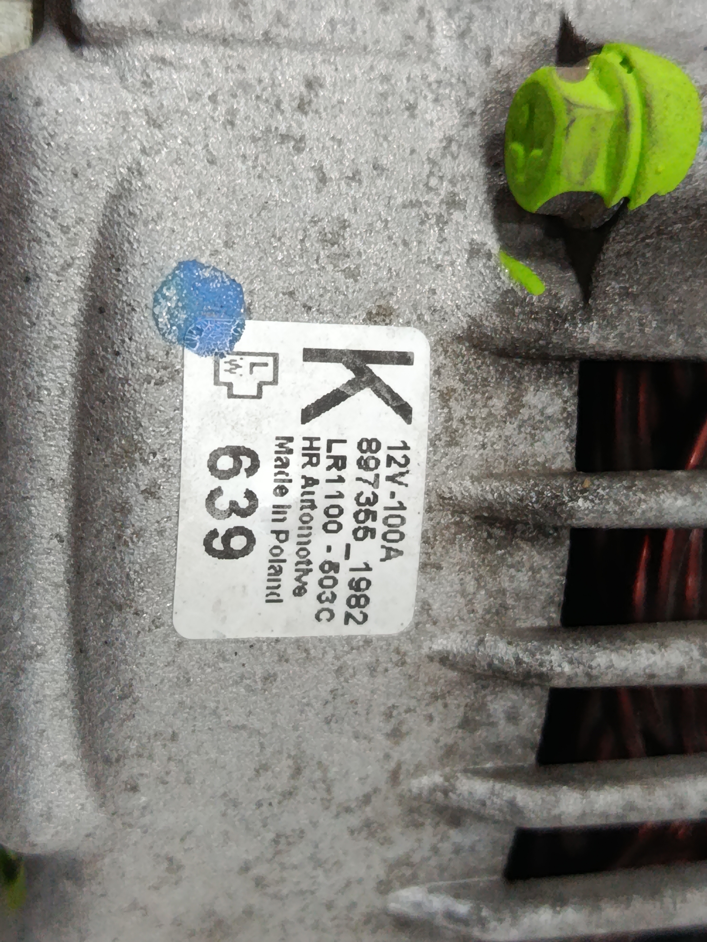 ALTERNADOR OPEL MERIVA Blue Line