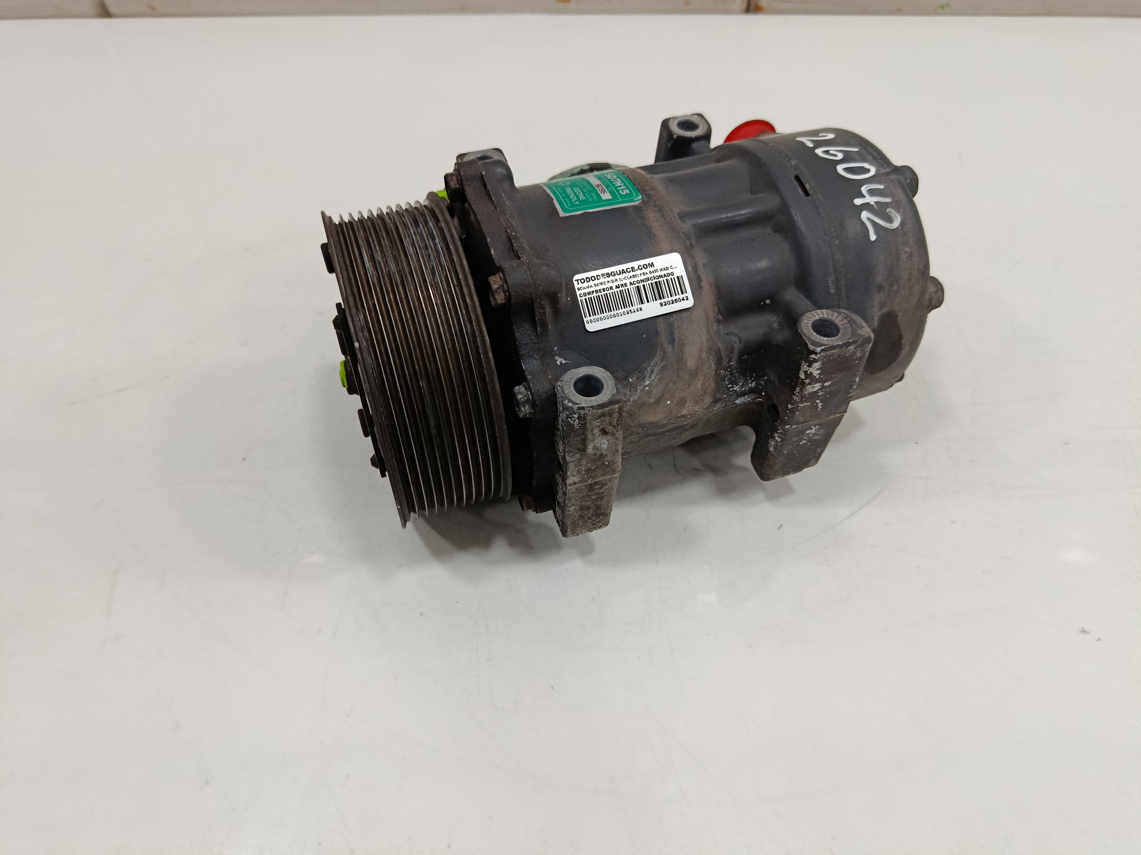 COMPRESOR AIRE ACONDICIONADO SCANIA SERIE P/G/R (L-CLASE) FSa G450 (4x2) Corto CG 14