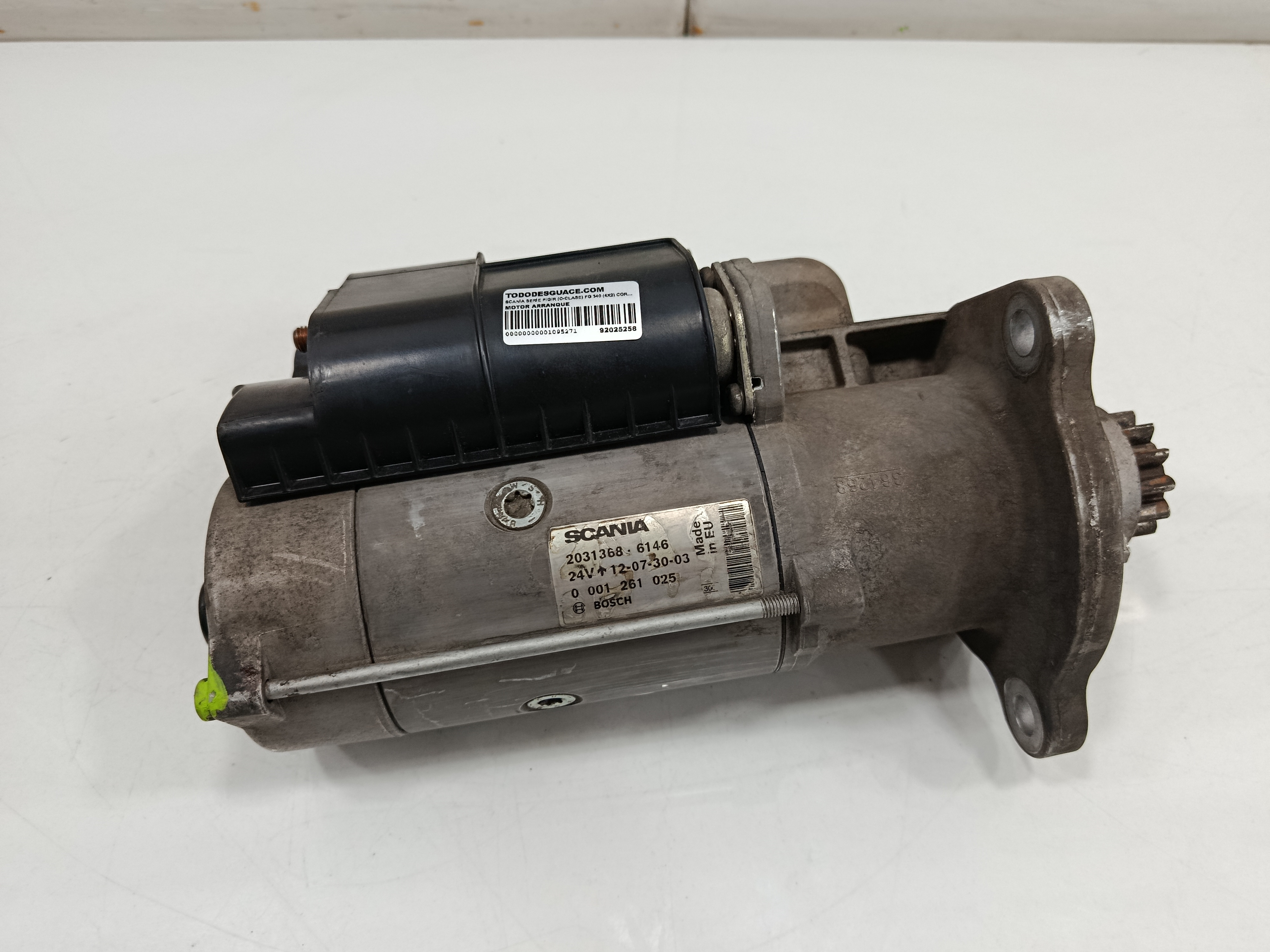 MOTOR ARRANQUE SCANIA SERIE P/G/R (C-CLASE) Fg  340  (4X2) Corto CP 13 / 14 B