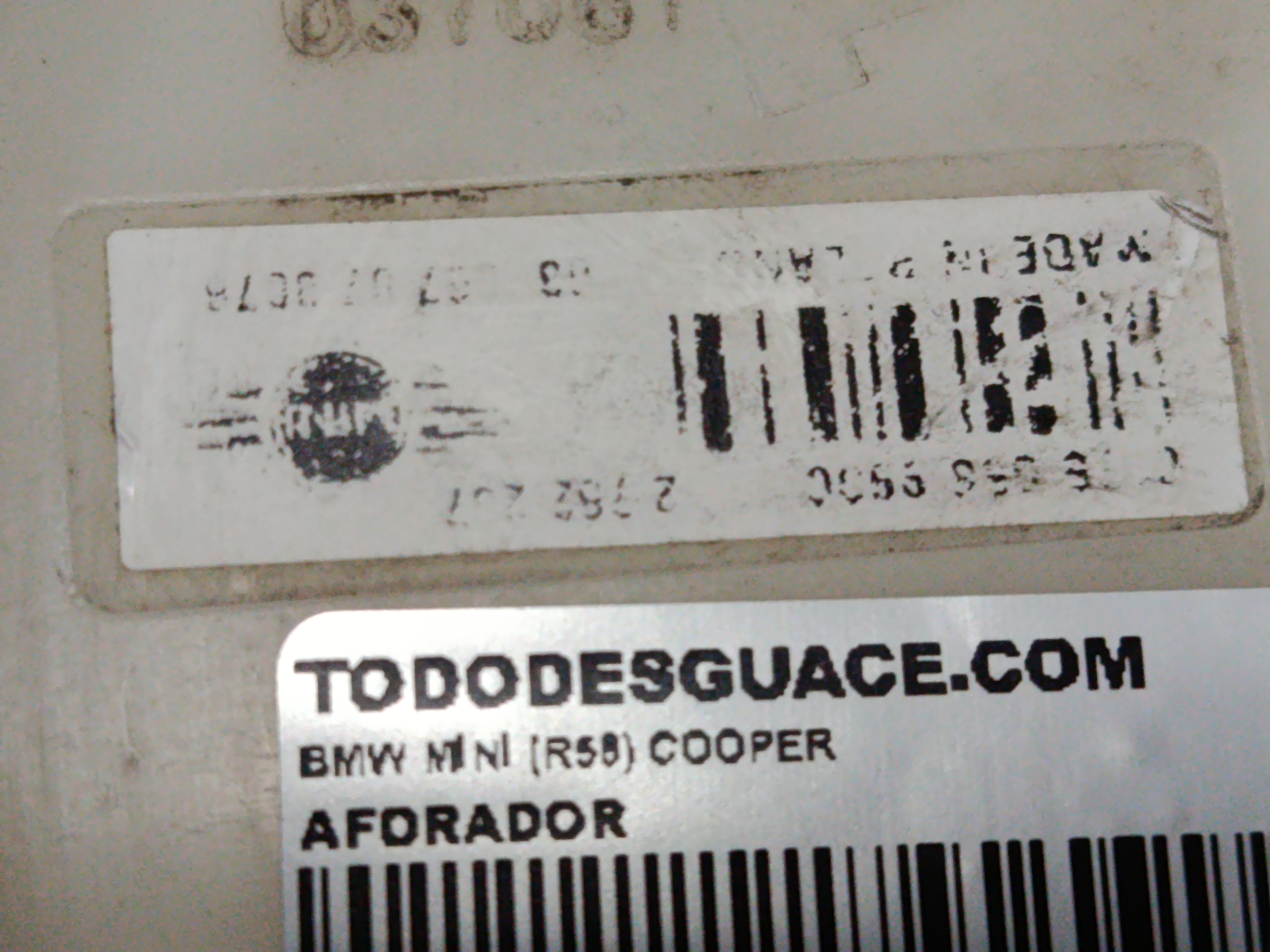 AFORADOR BMW MINI (R56) Cooper   |   11.06 - 12.10
