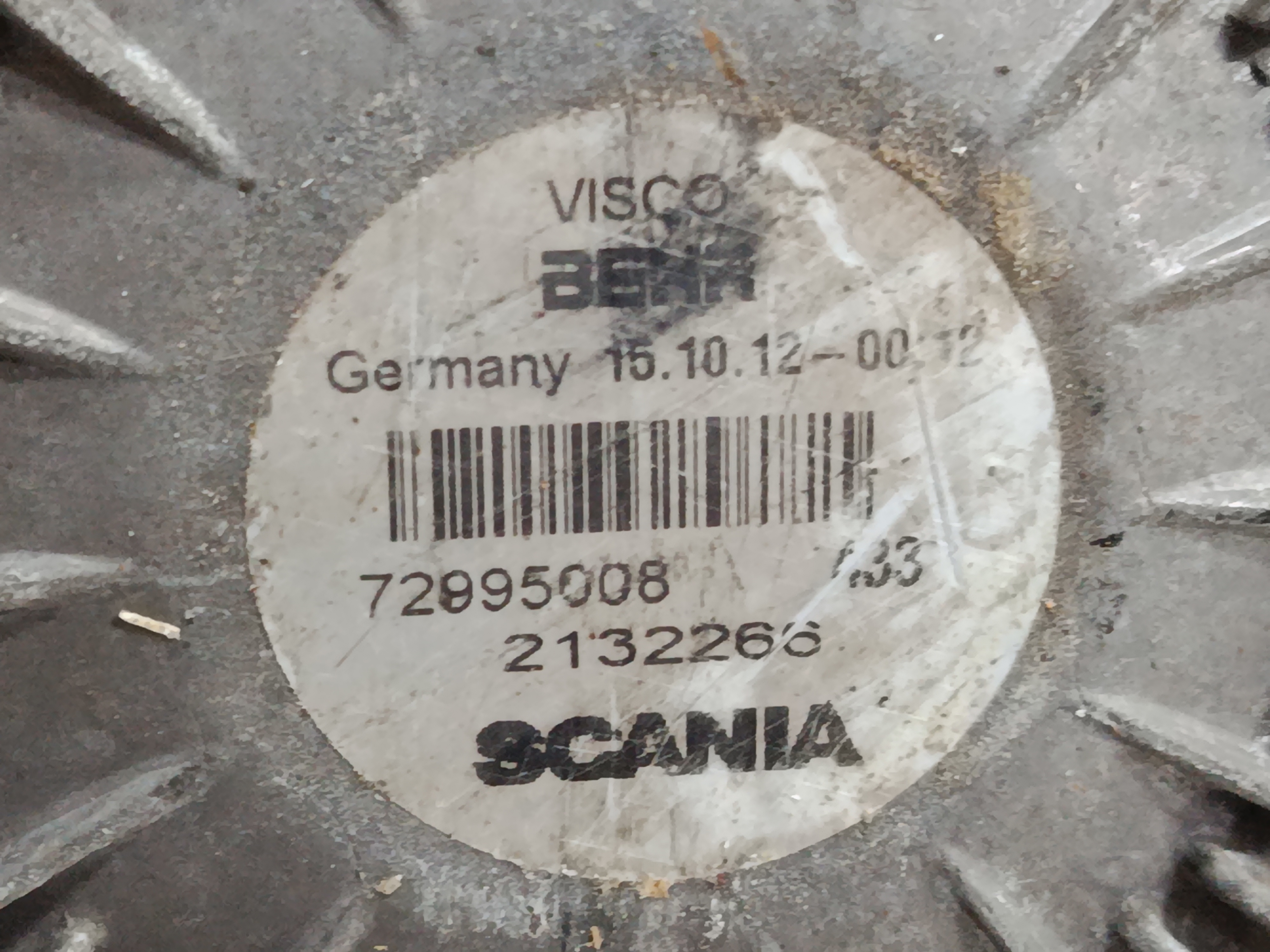 VENTILADOR VISCOSO MOTOR SCANIA SERIE P/G/R (L-CLASE) *