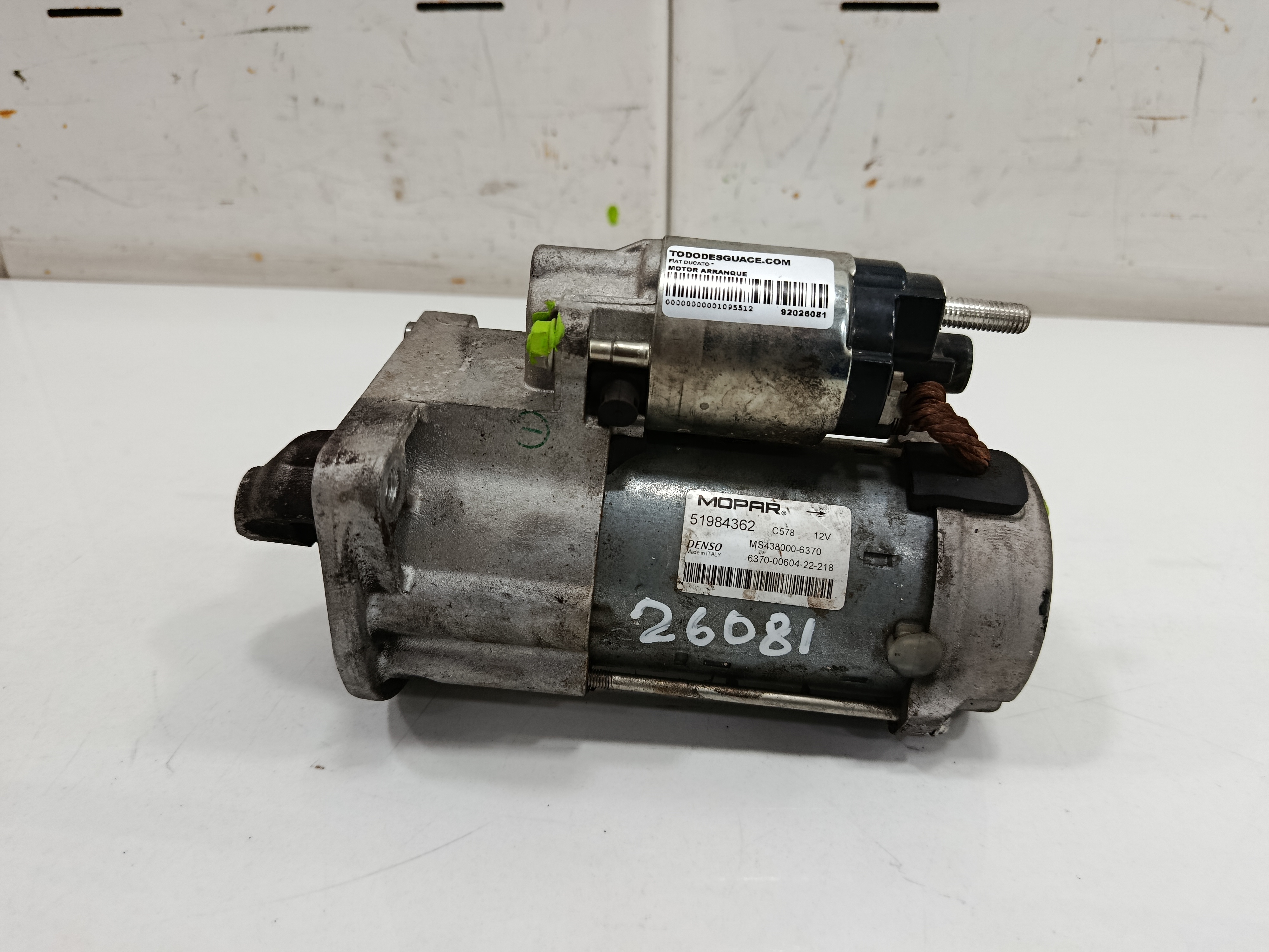 MOTOR ARRANQUE FIAT DUCATO *