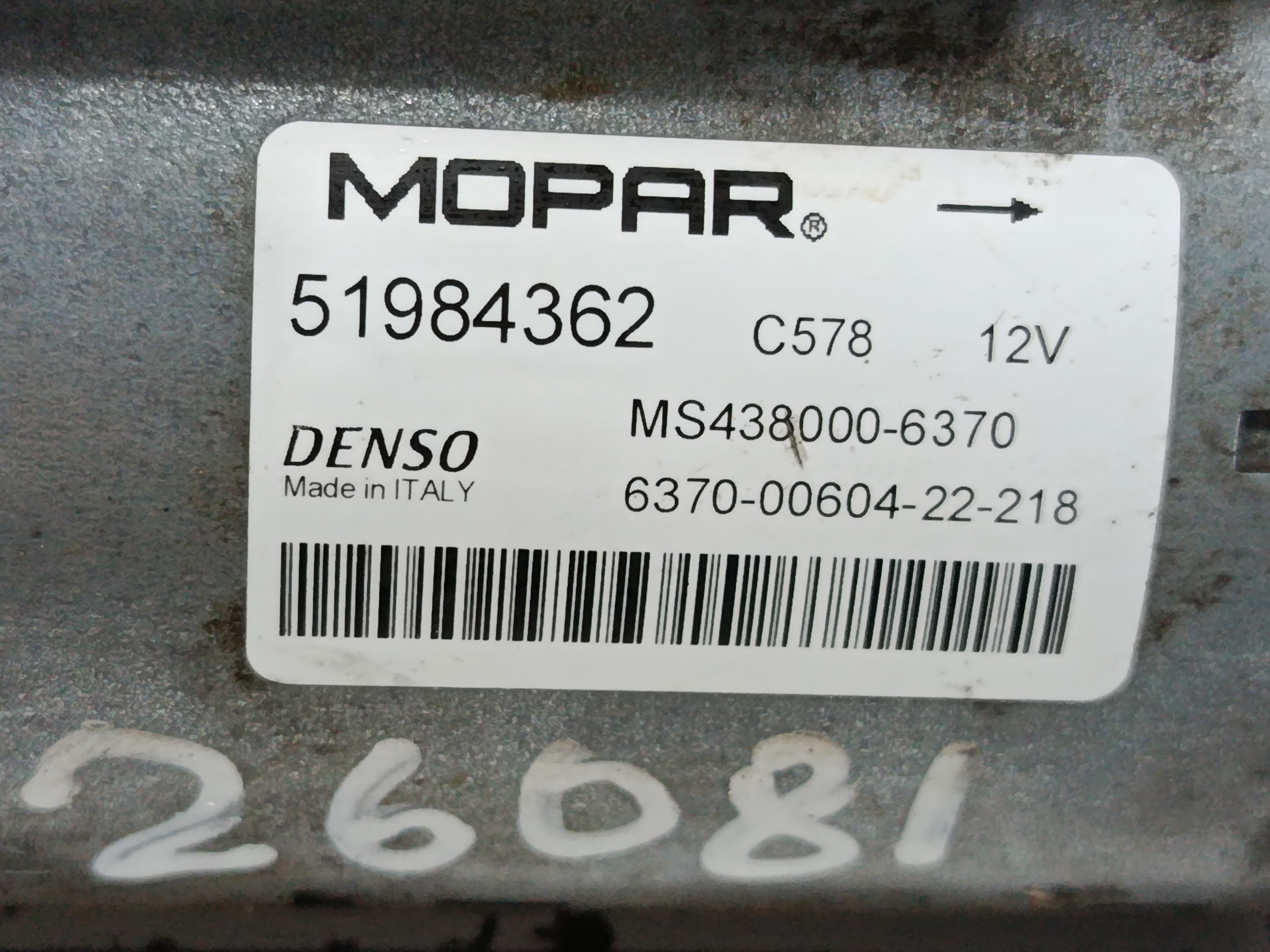 MOTOR ARRANQUE FIAT DUCATO *