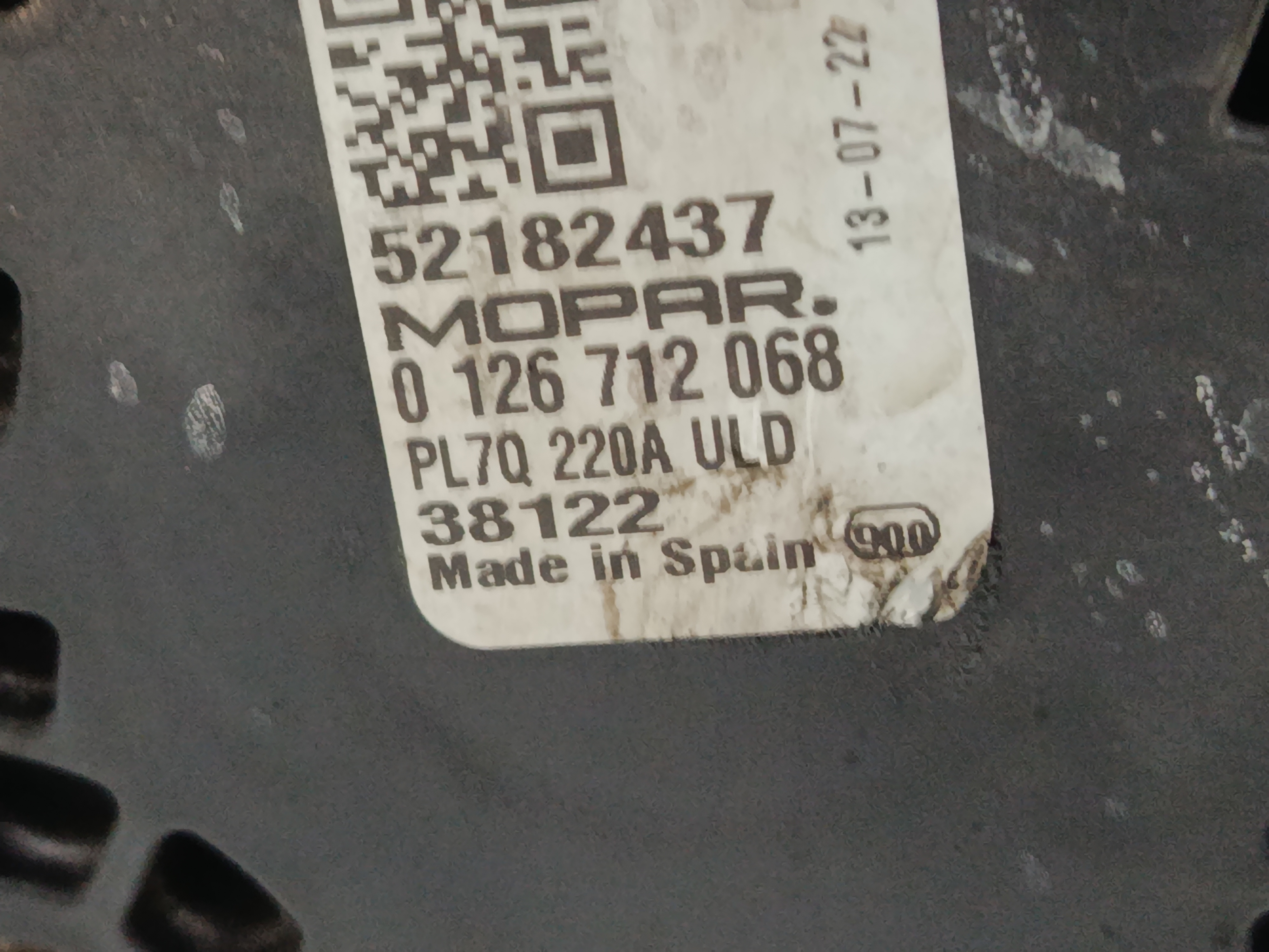 ALTERNADOR FIAT DUCATO *