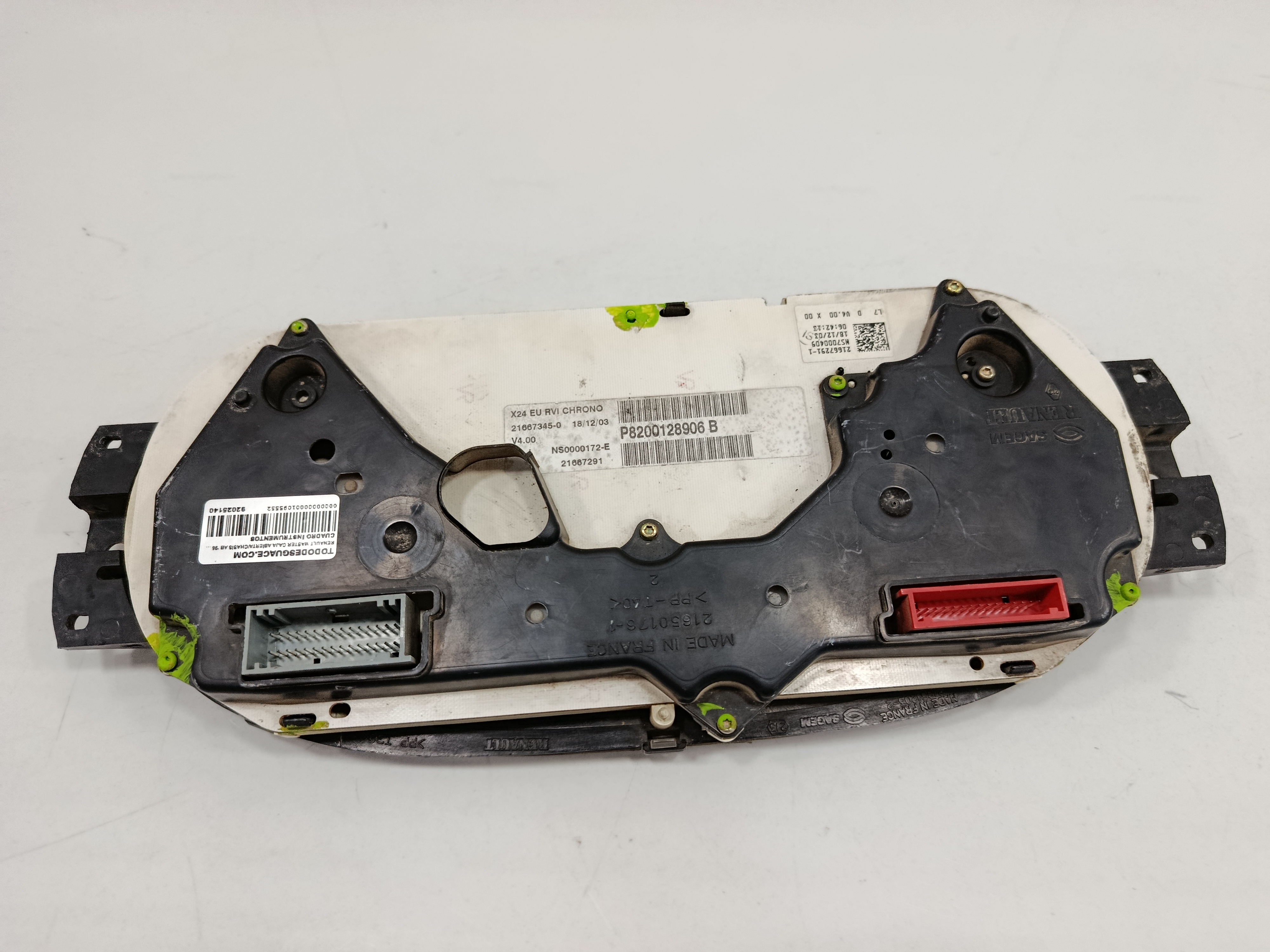 CUADRO INSTRUMENTOS RENAULT MASTER CAJA ABIERTA/CHASIS AB '98 Caja abierta   Batalla 3578