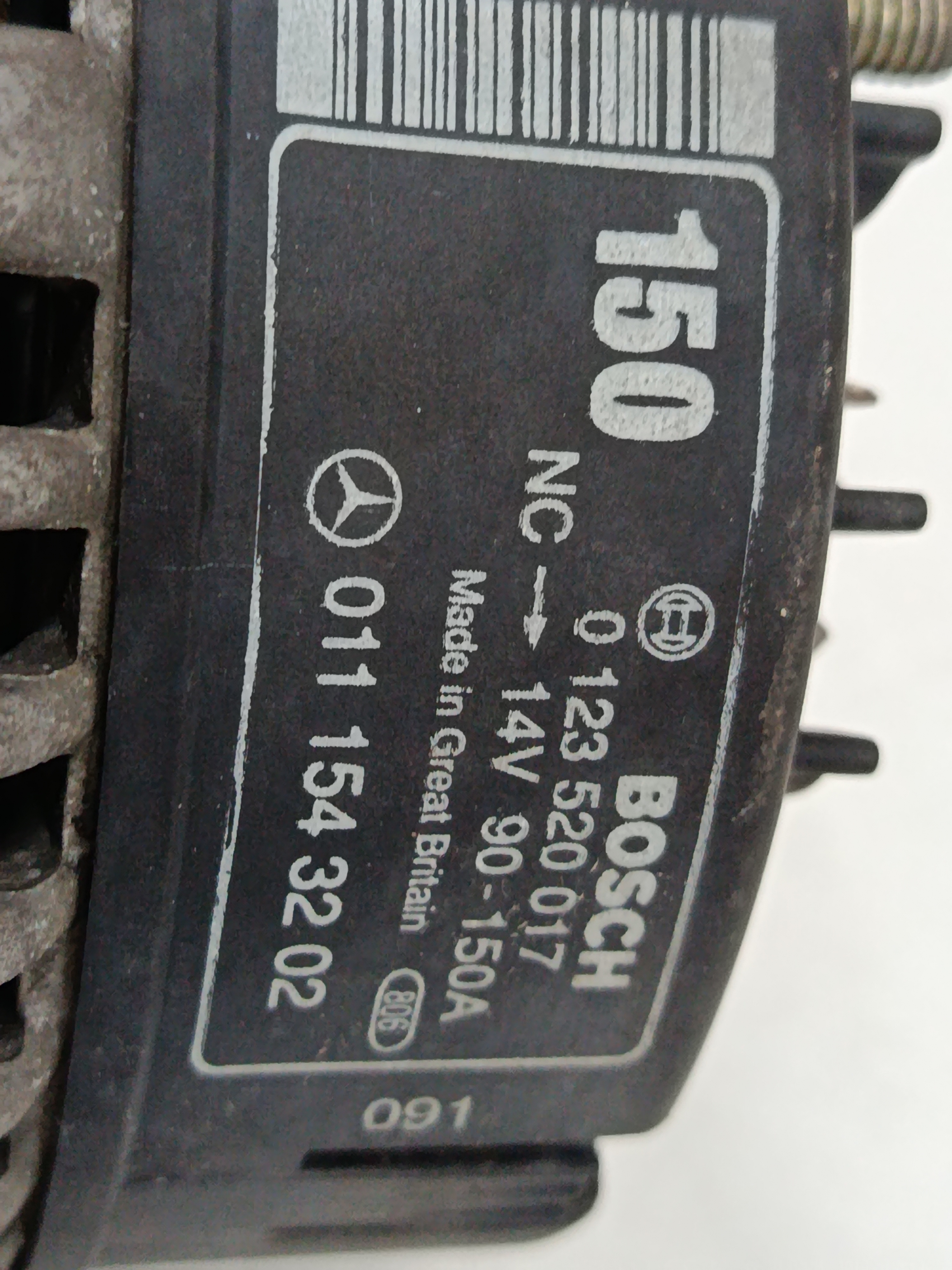 ALTERNADOR MERCEDES-BENZ CLASE S (W220) BERLINA 320 (220.065)