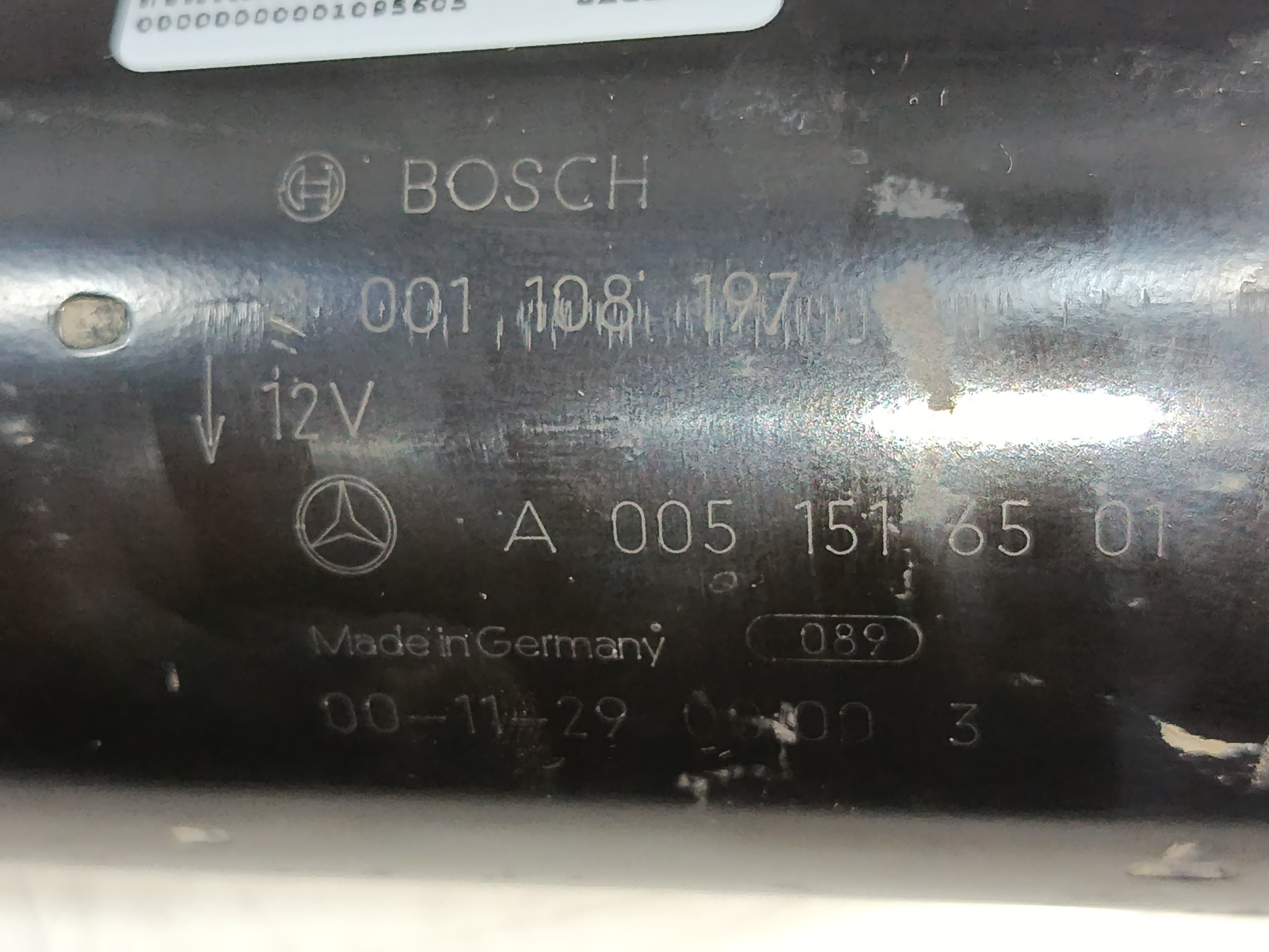 MOTOR ARRANQUE MERCEDES-BENZ CLASE S (W220) BERLINA 320 (220.065)