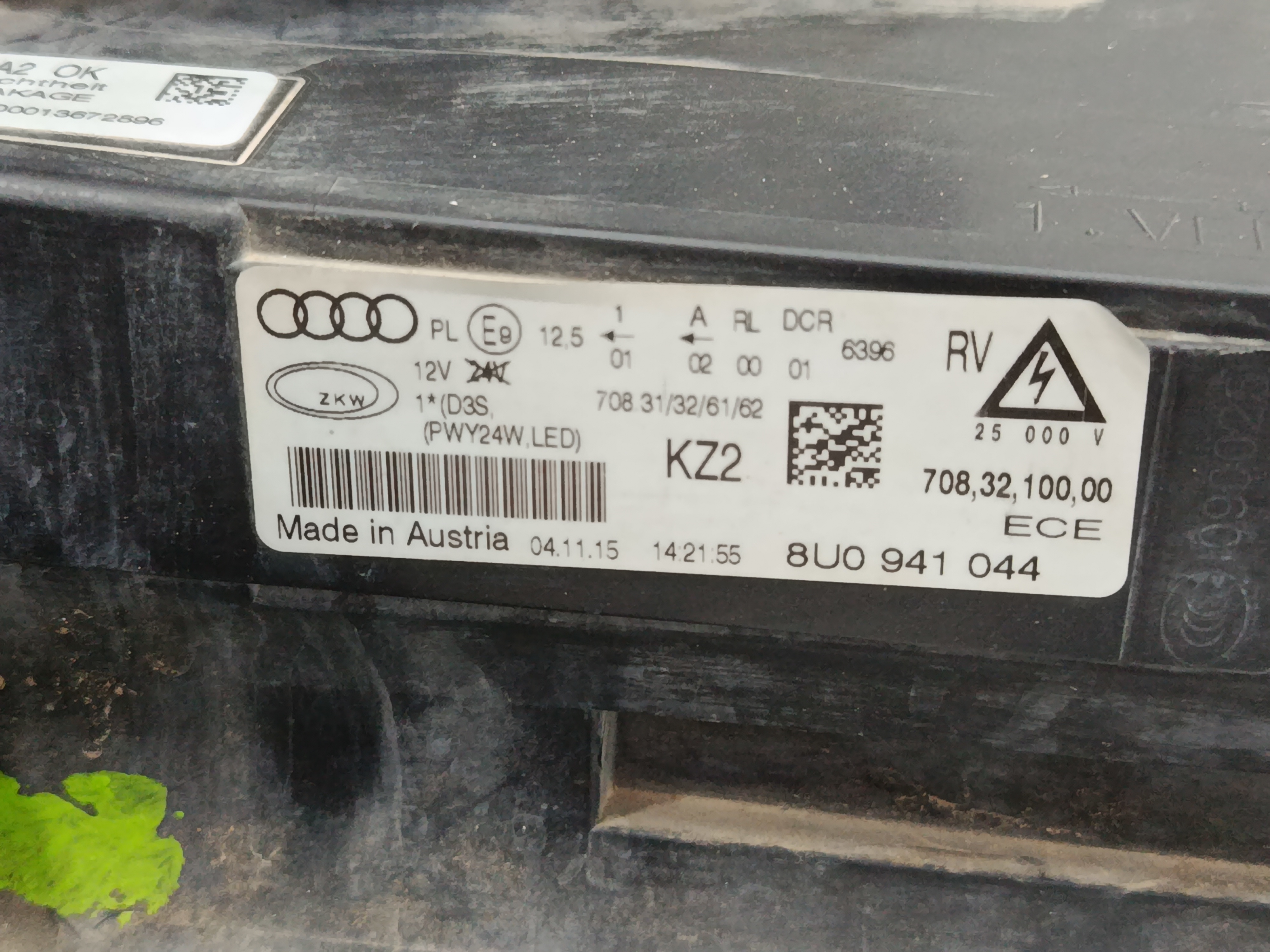 FARO DERECHO AUDI Q3 (8U) 2.0 TDI (103kW) Advance