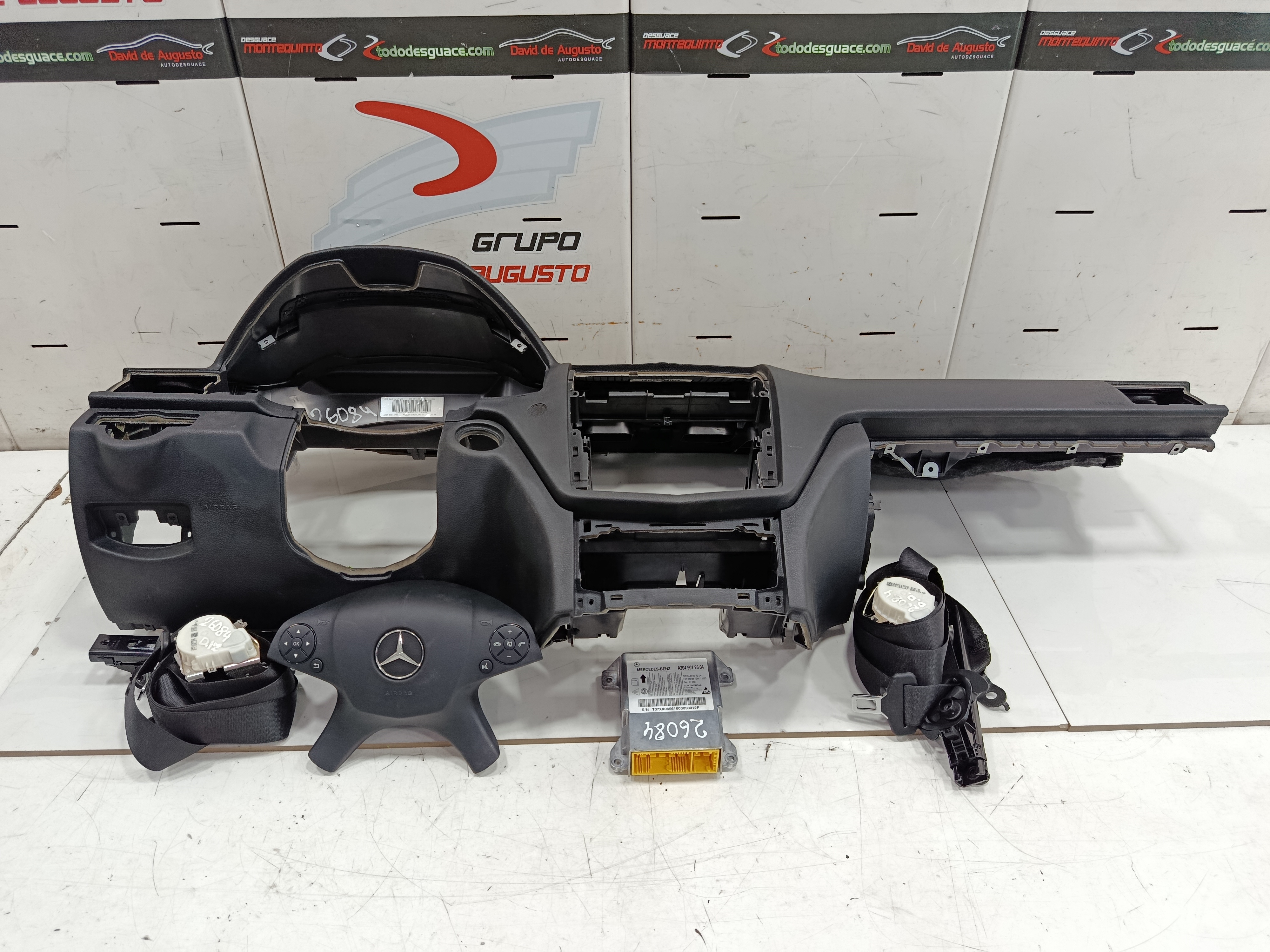 KIT AIRBAG MERCEDES CLASE C (W204) BERLINA 2.1 CDI CAT