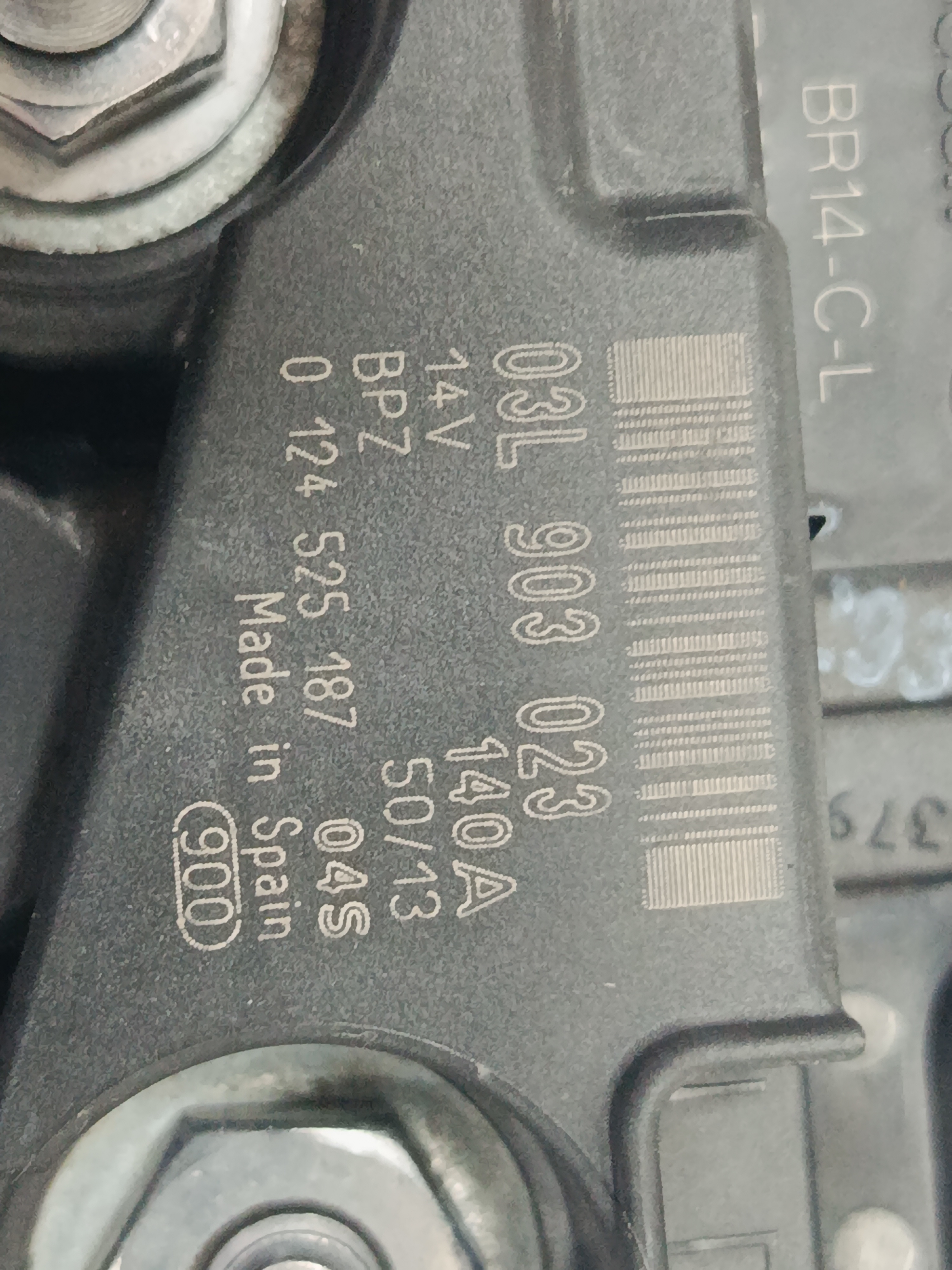 ALTERNADOR AUDI Q3 (8U) 2.0 TDI (103kW) Advance