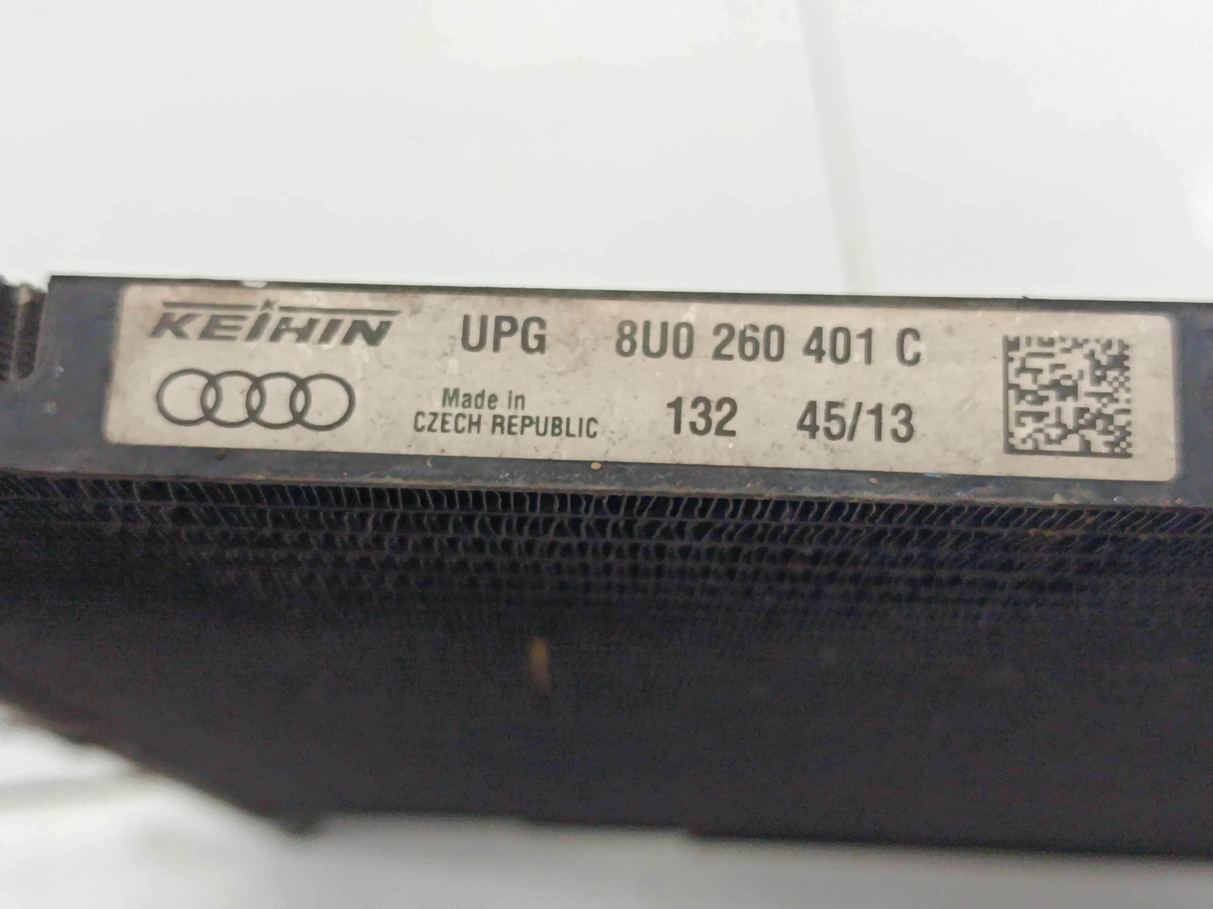 CONDENSADOR / RADIADOR  AIRE ACONDICIONADO AUDI Q3 (8U) 2.0 TDI (103kW) Advance