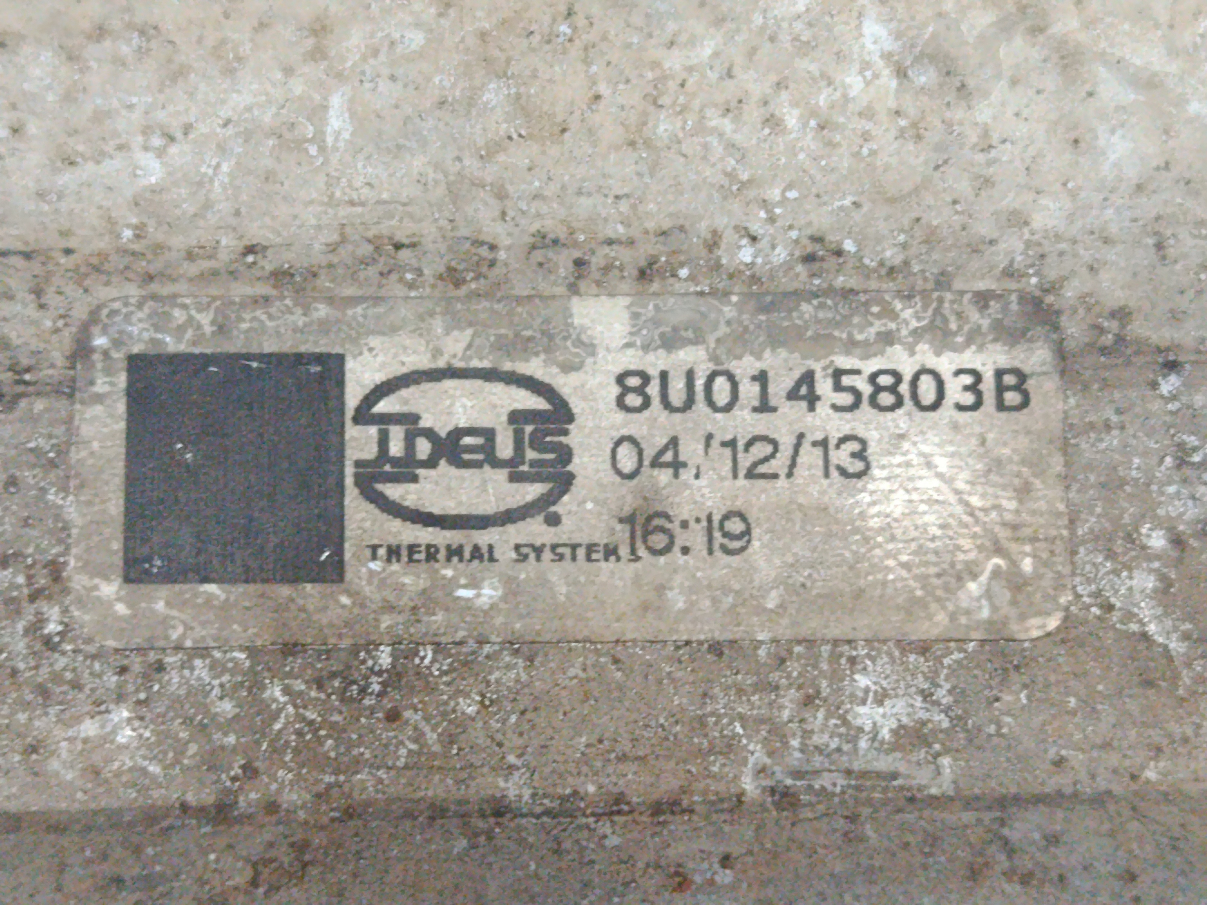 INTERCOOLER AUDI Q3 (8U) 2.0 TDI (103kW) Advance