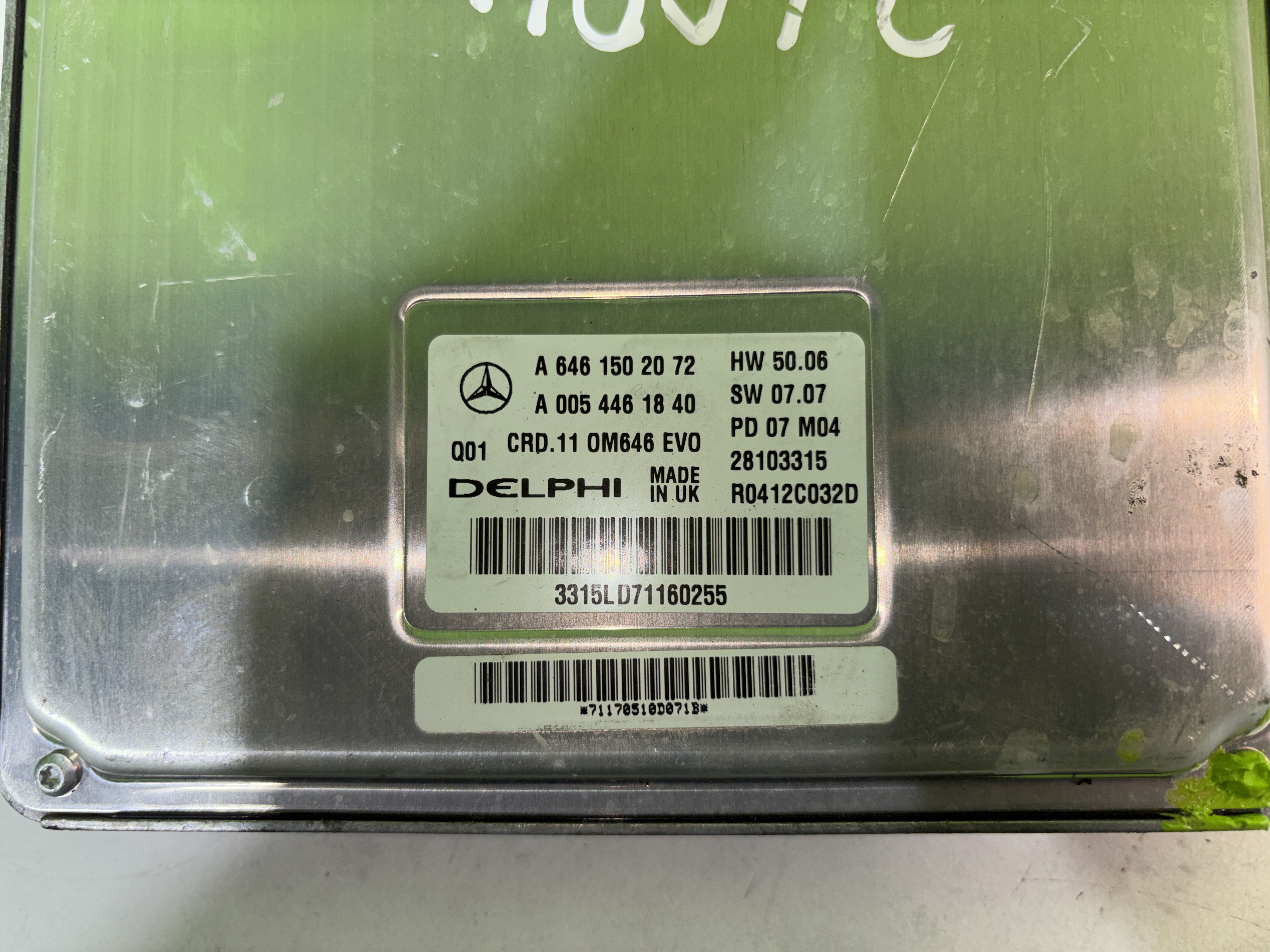 CENTRALITA MOTOR UCE MERCEDES CLASE C (W204) BERLINA 2.1 CDI CAT