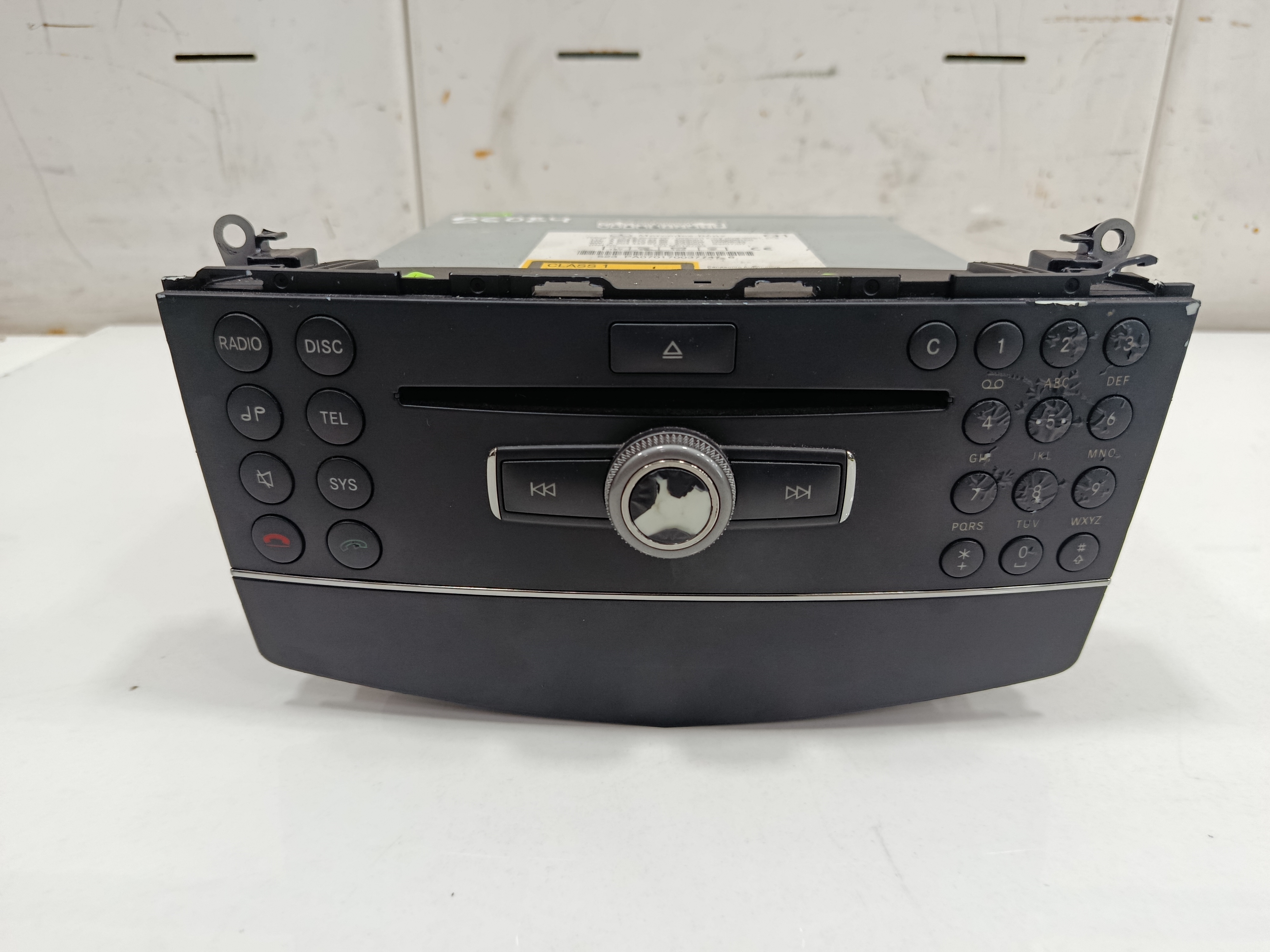 SISTEMA AUDIO / RADIO CD MERCEDES CLASE C (W204) BERLINA 2.1 CDI CAT