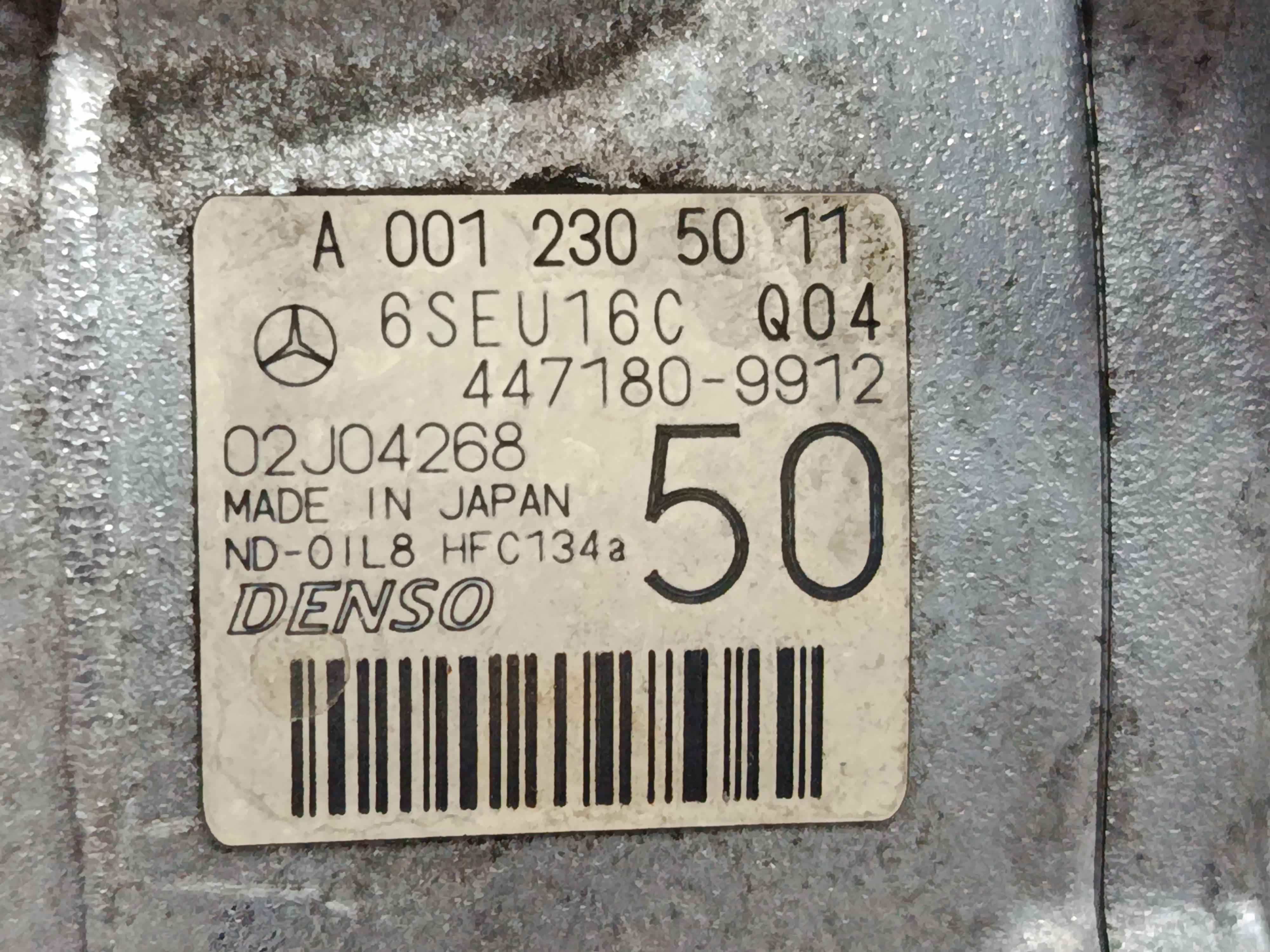 COMPRESOR AIRE ACONDICIONADO MERCEDES CLASE C (W204) BERLINA 2.1 CDI CAT