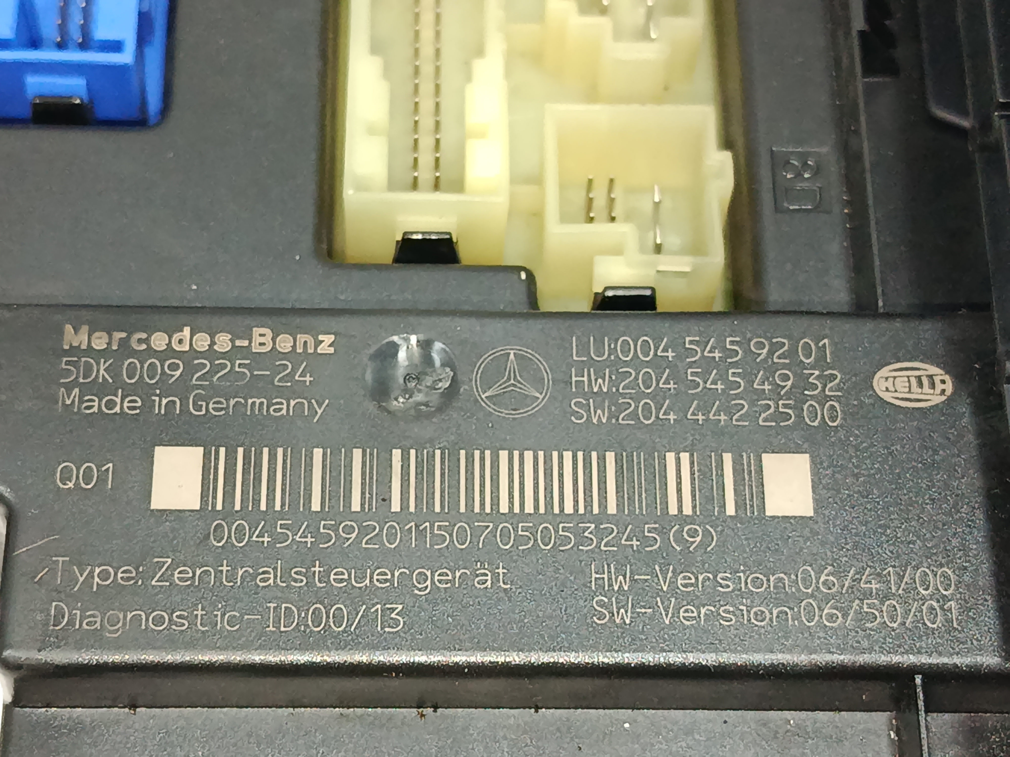 MODULO ELECTRONICO MERCEDES CLASE C (W204) BERLINA 2.1 CDI CAT