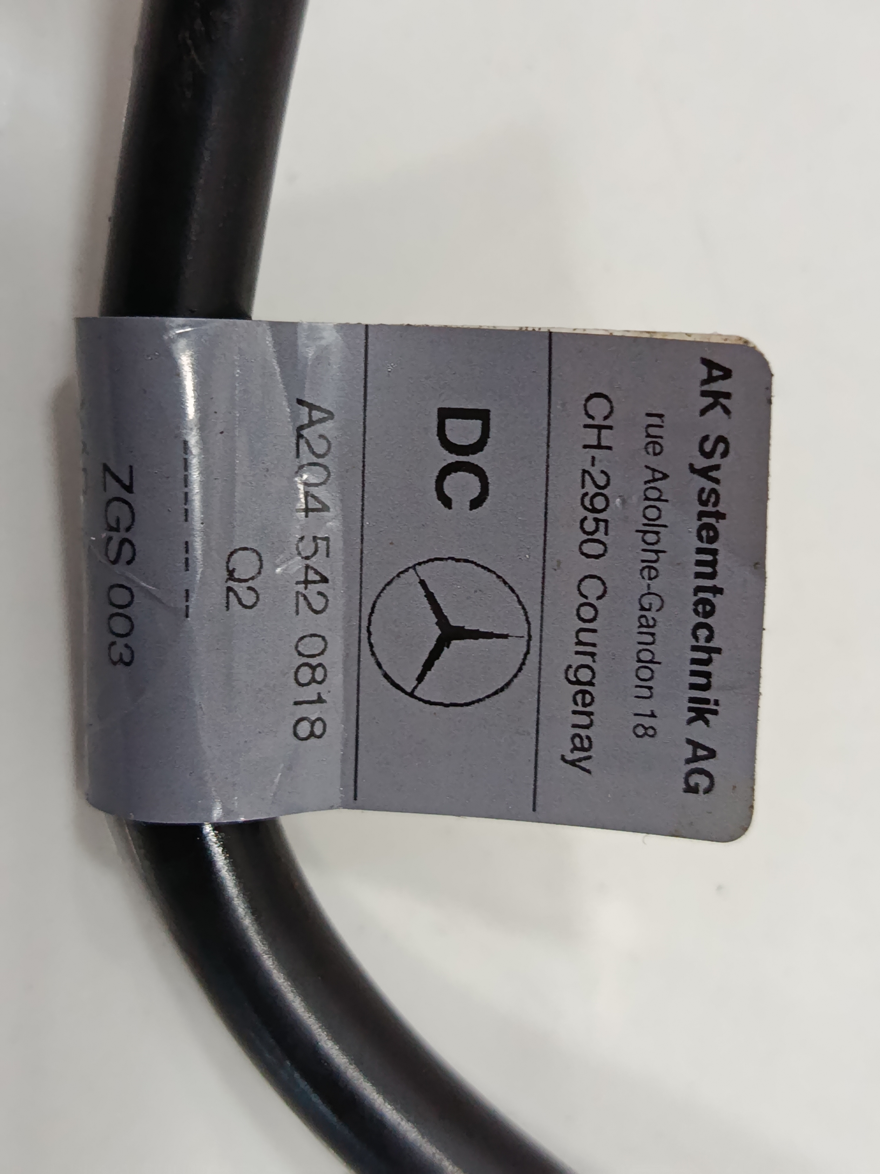 BORNA NEGATIVA MERCEDES CLASE C (W204) BERLINA 2.1 CDI CAT