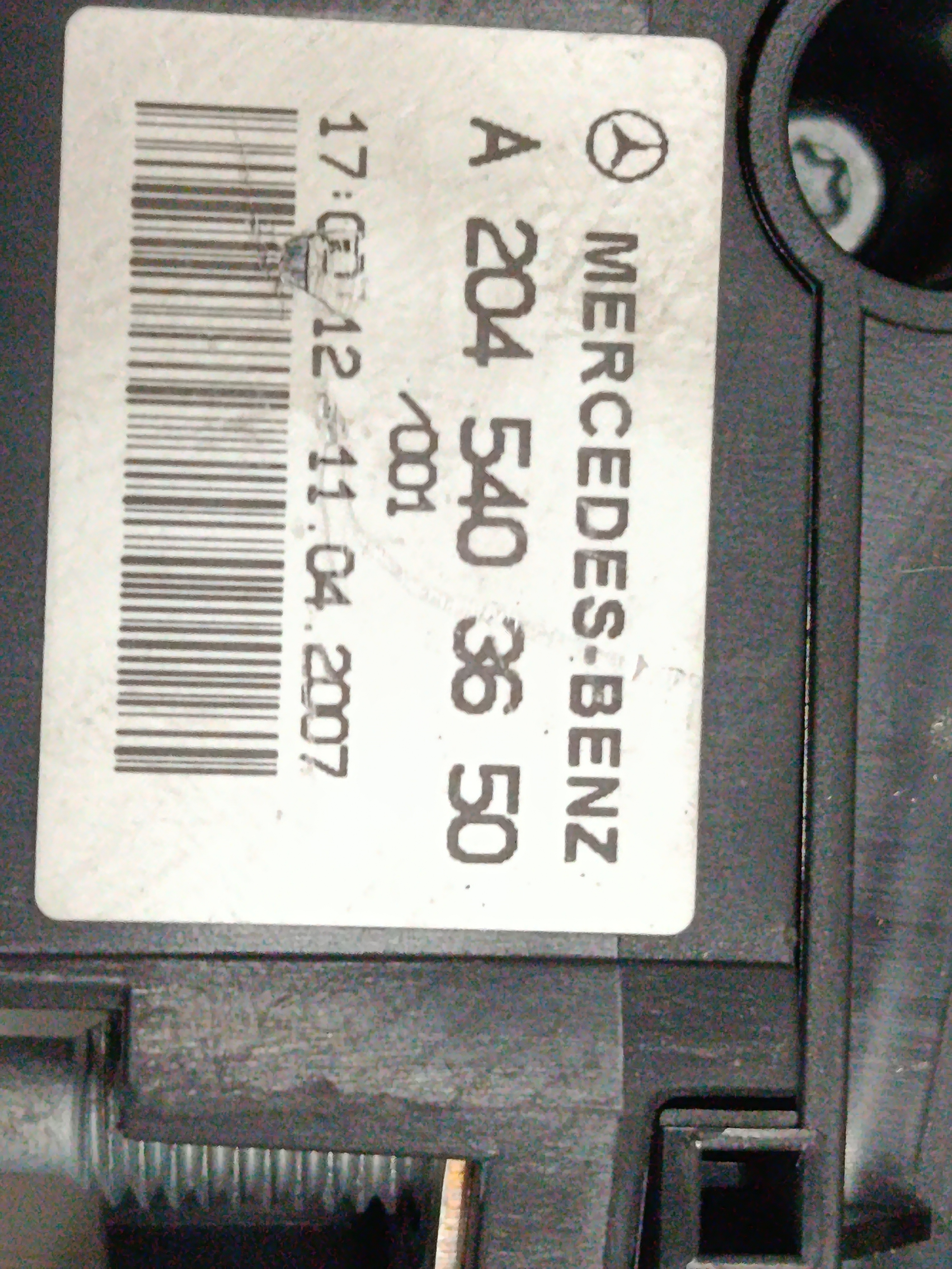 MODULO ELECTRONICO MERCEDES CLASE C (W204) BERLINA 2.1 CDI CAT