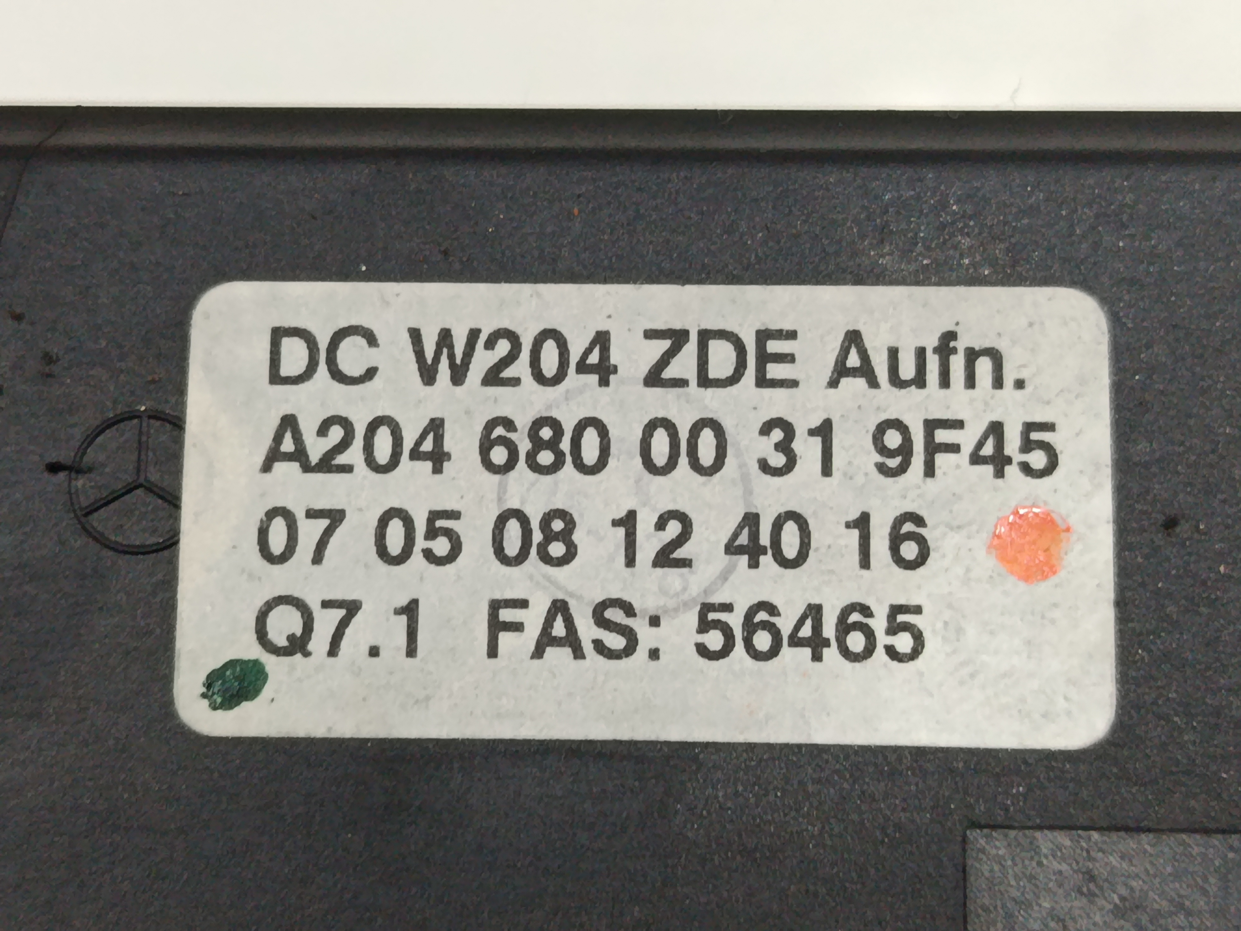 DISPLEY MERCEDES CLASE C (W204) BERLINA 2.1 CDI CAT