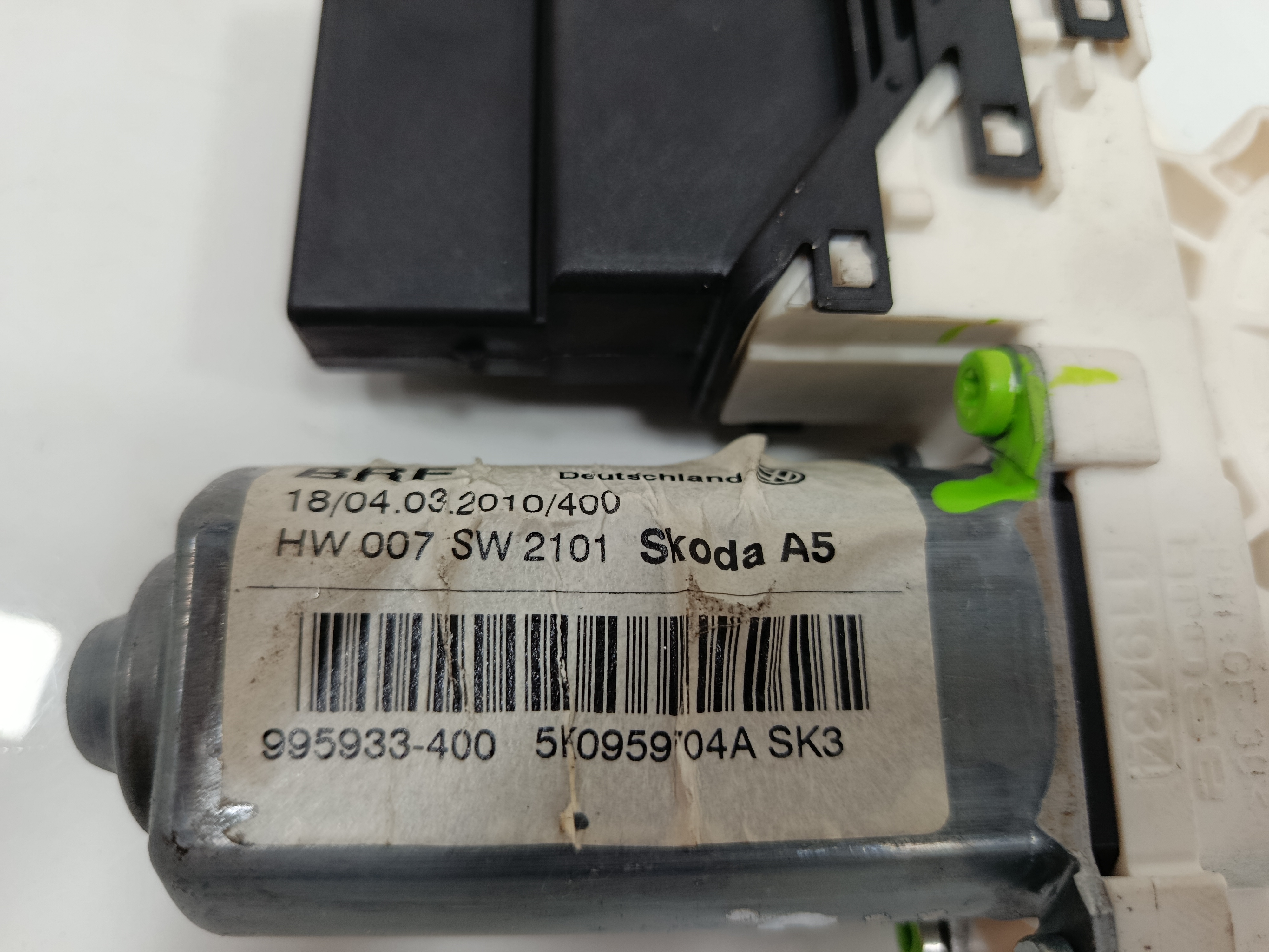 MOTOR ELEVALUNAS TRASERO DERECHO SKODA OCTAVIA BERLINA (1Z3) Active