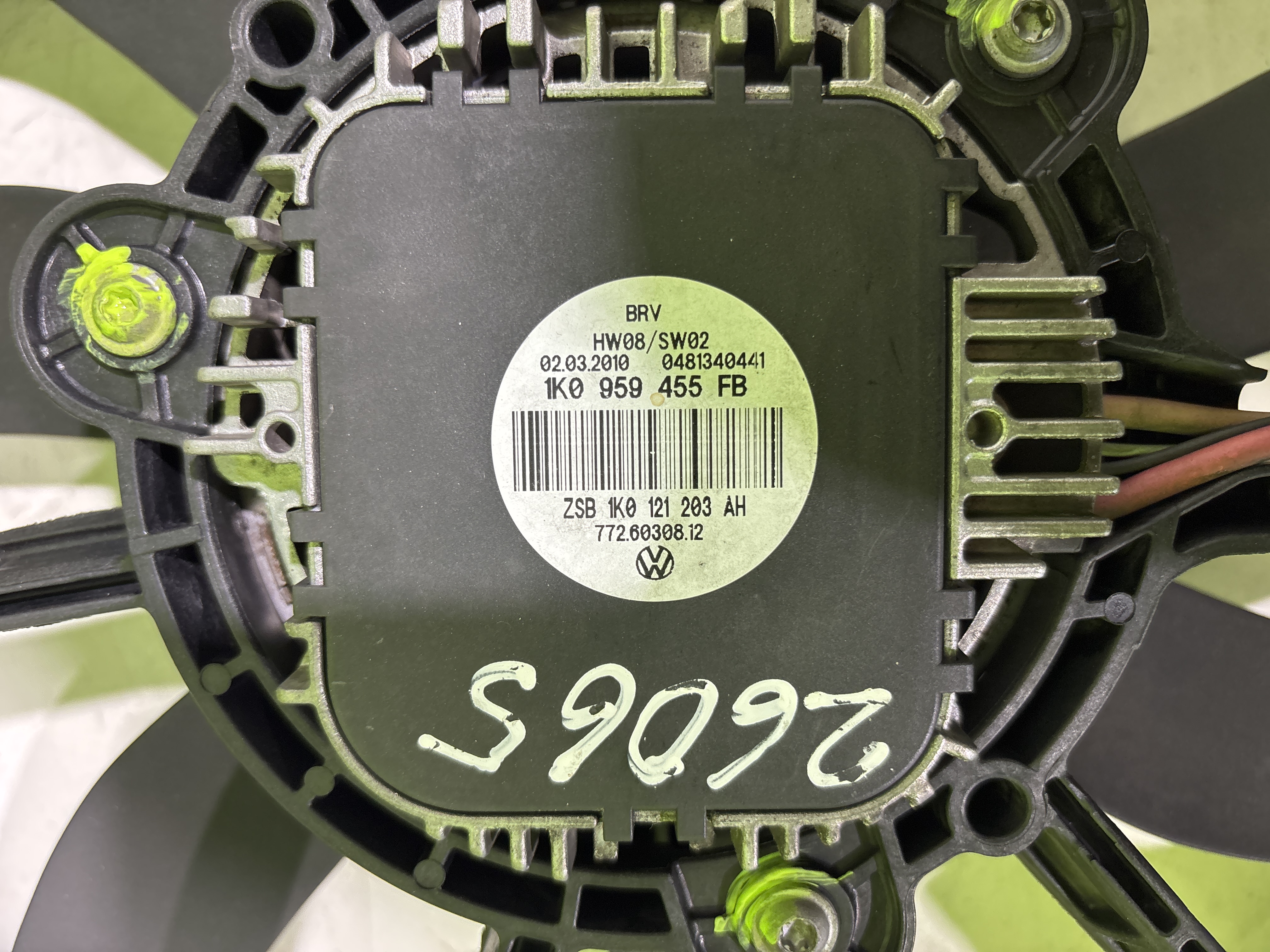 ELECTROVENTILADOR SKODA OCTAVIA BERLINA (1Z3) Active