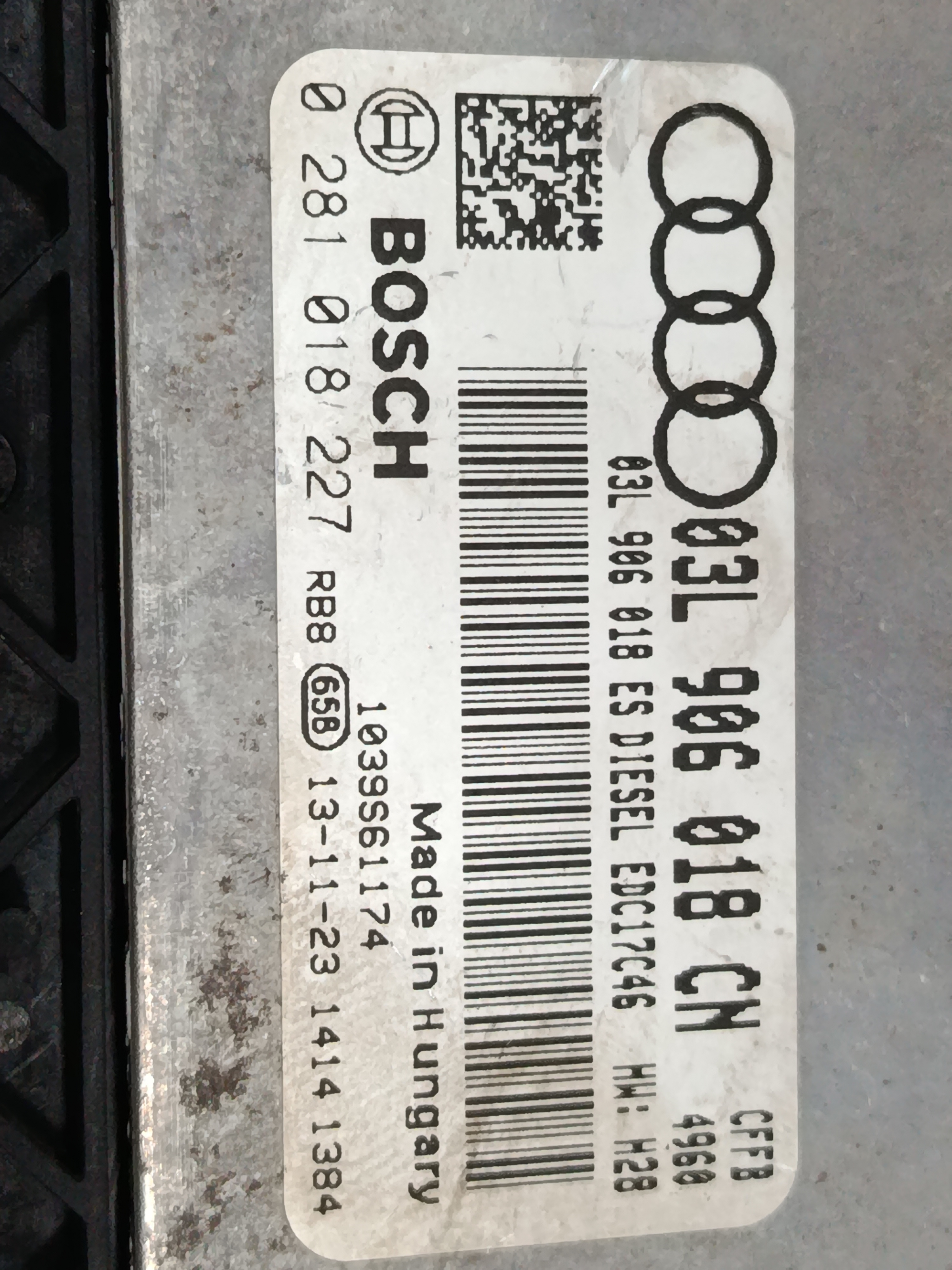 CENTRALITA MOTOR UCE AUDI Q3 (8U) 2.0 TDI (103kW) Advance
