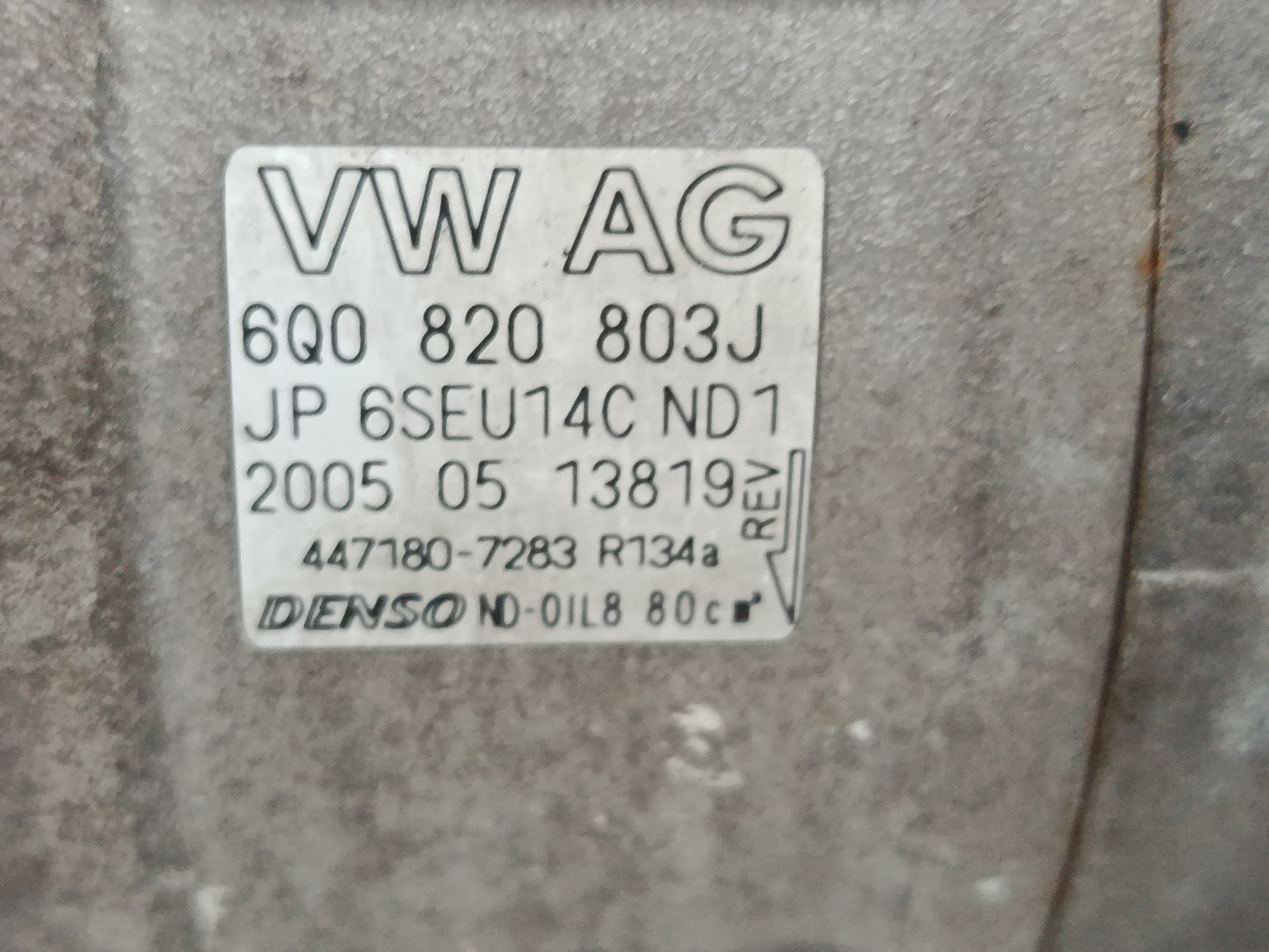 COMPRESOR AIRE ACONDICIONADO SEAT IBIZA (6L1) Cool
