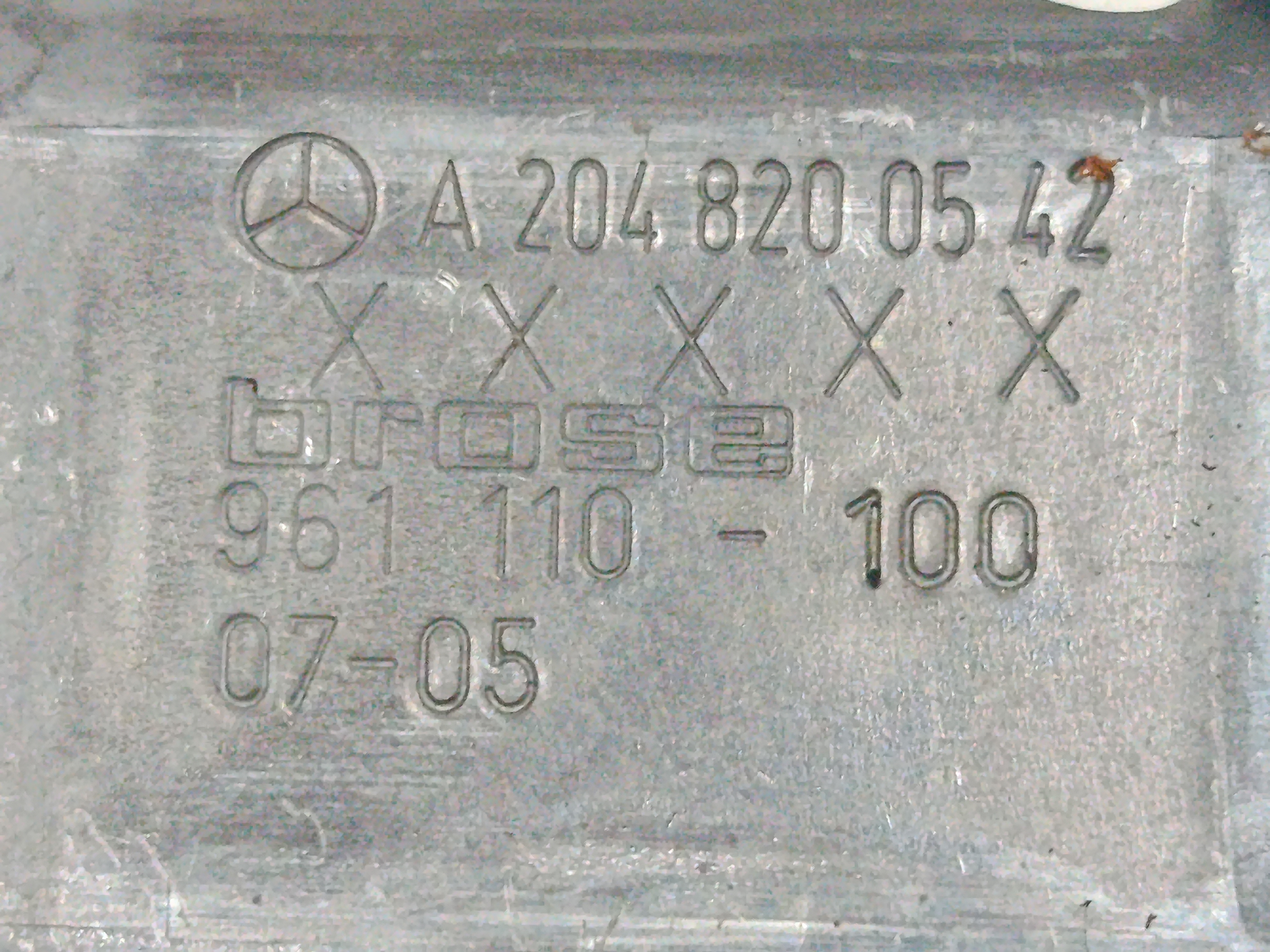 MOTOR ELEVALUNAS TRASERO DERECHO MERCEDES CLASE C (W204) BERLINA 2.1 CDI CAT