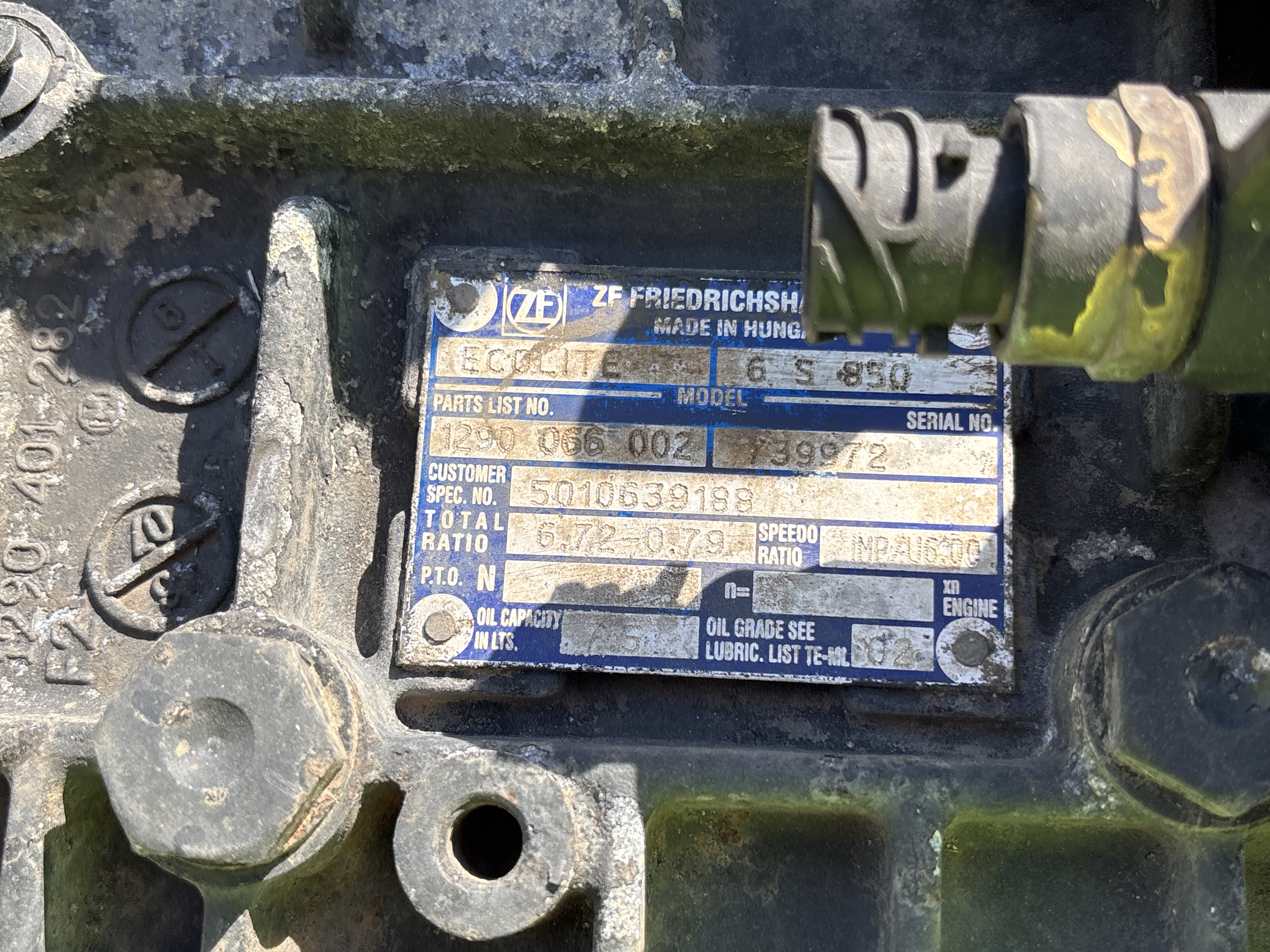 CAJA CAMBIOS RENAULT MIDLUM FG   XXX.10                   E4 Cabina doble