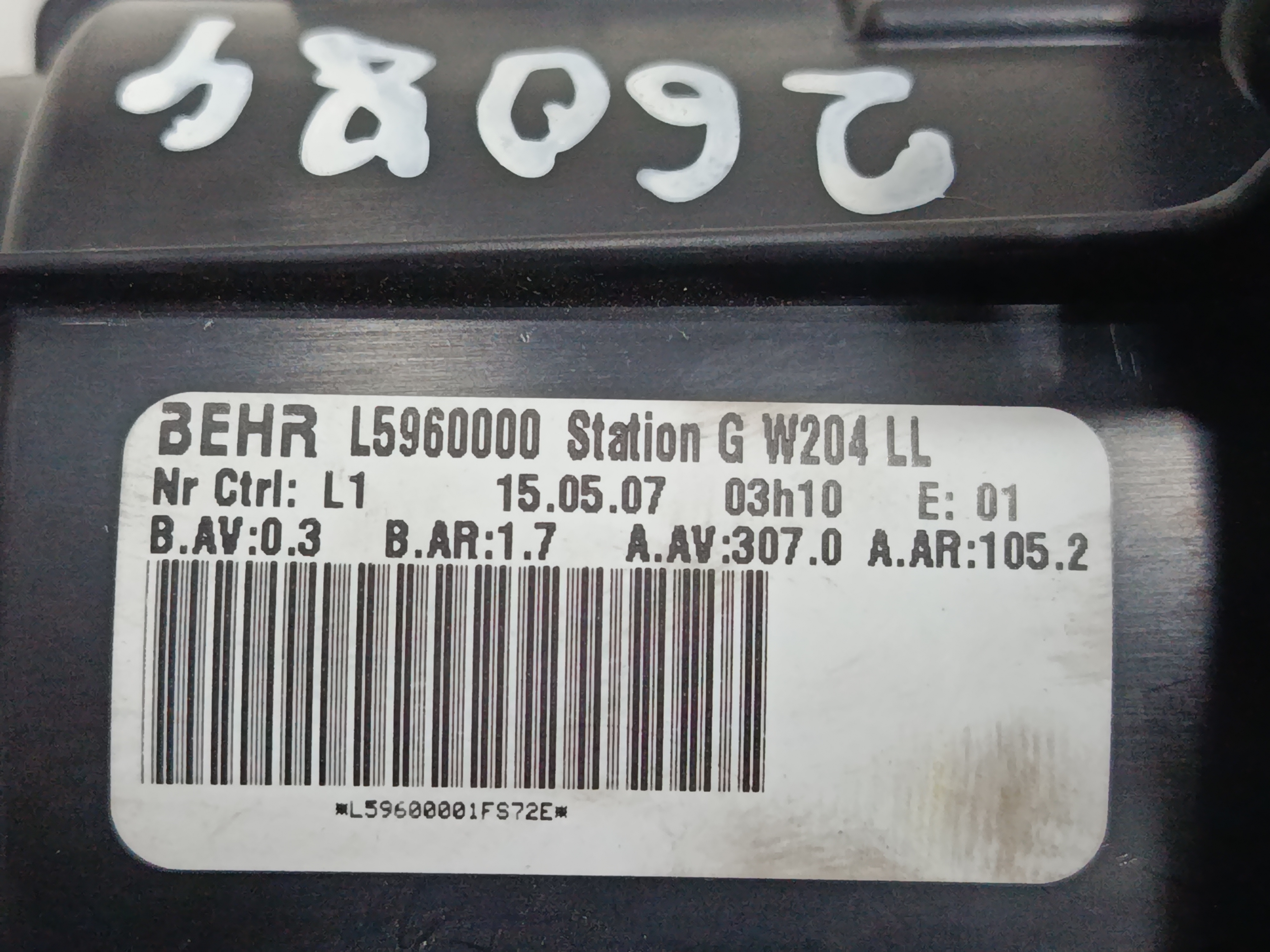 MOTOR CALEFACCION MERCEDES CLASE C (W204) BERLINA 2.1 CDI CAT