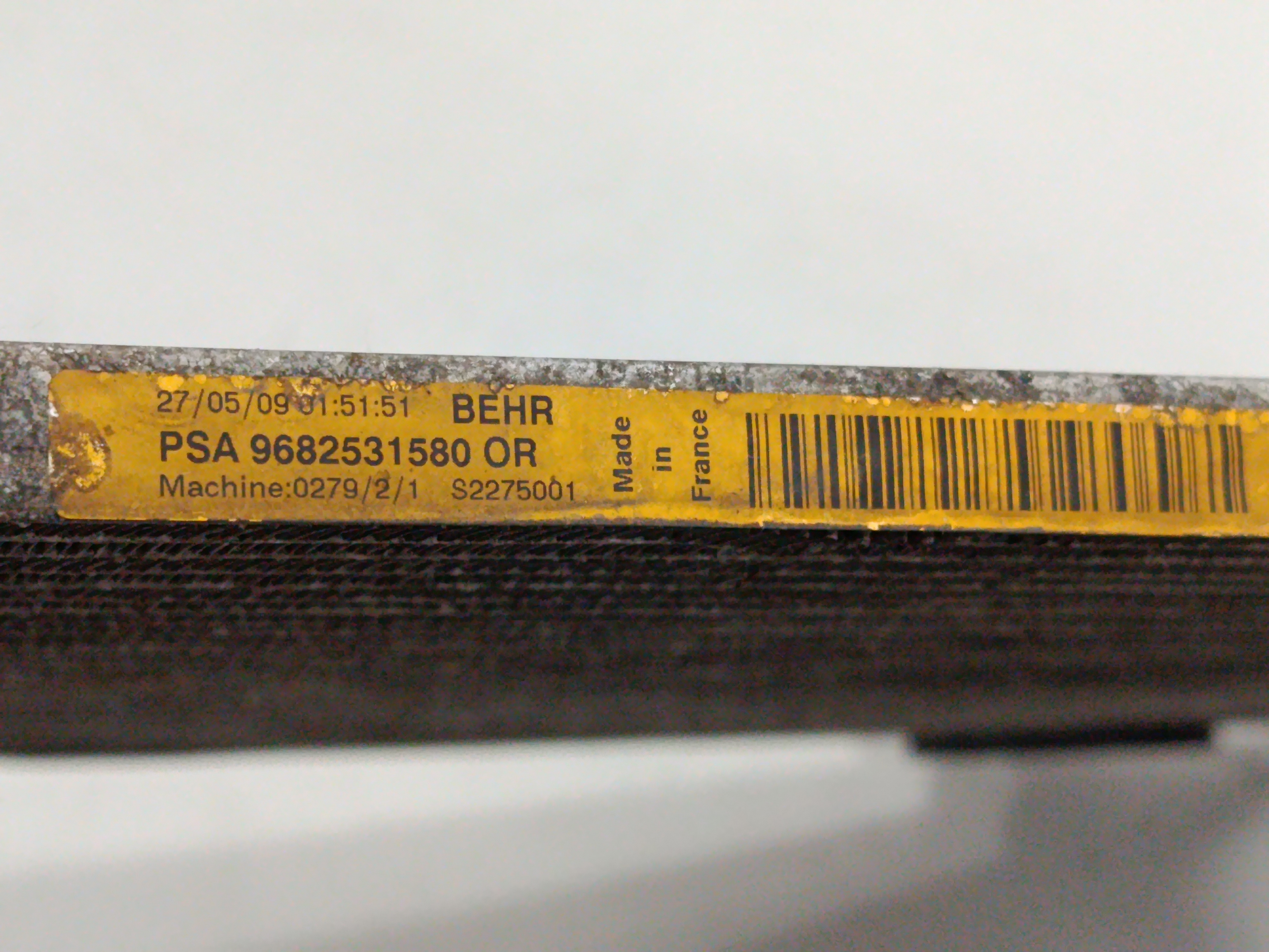 CONDENSADOR / RADIADOR  AIRE ACONDICIONADO PEUGEOT 308 SPORTIUM