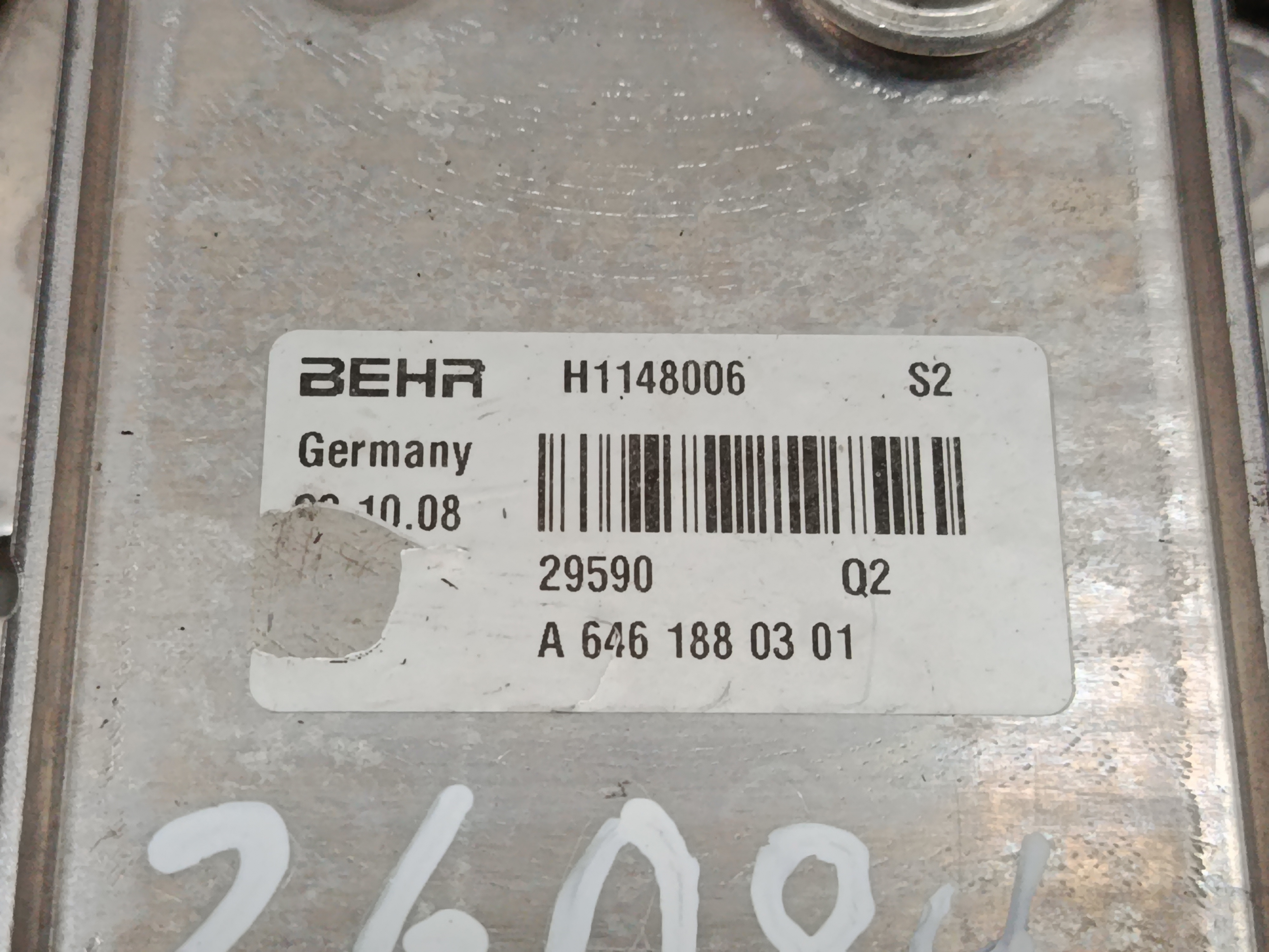 ENFRIADOR ACEITE MOTOR MERCEDES CLASE C (W204) BERLINA 2.1 CDI CAT