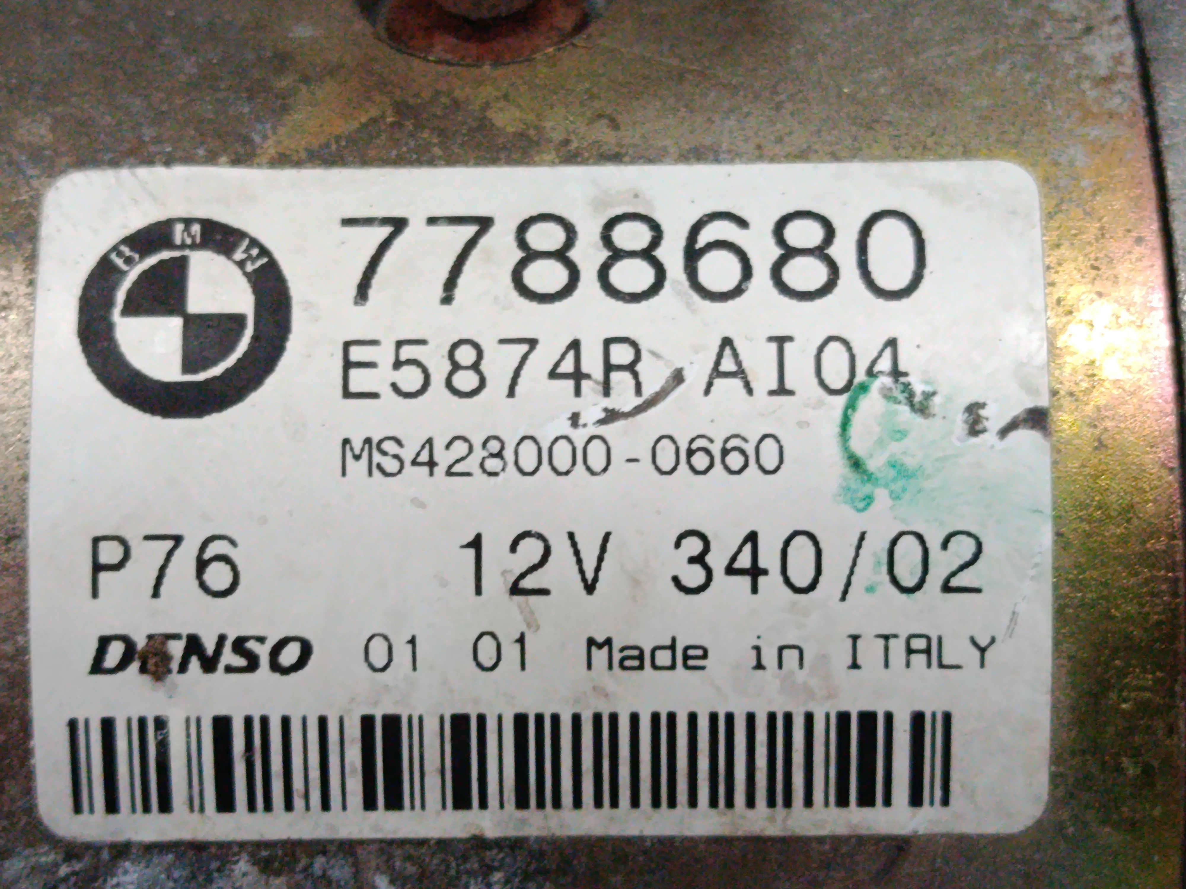 MOTOR ARRANQUE BMW SERIE 7 (E65/E66) 730d