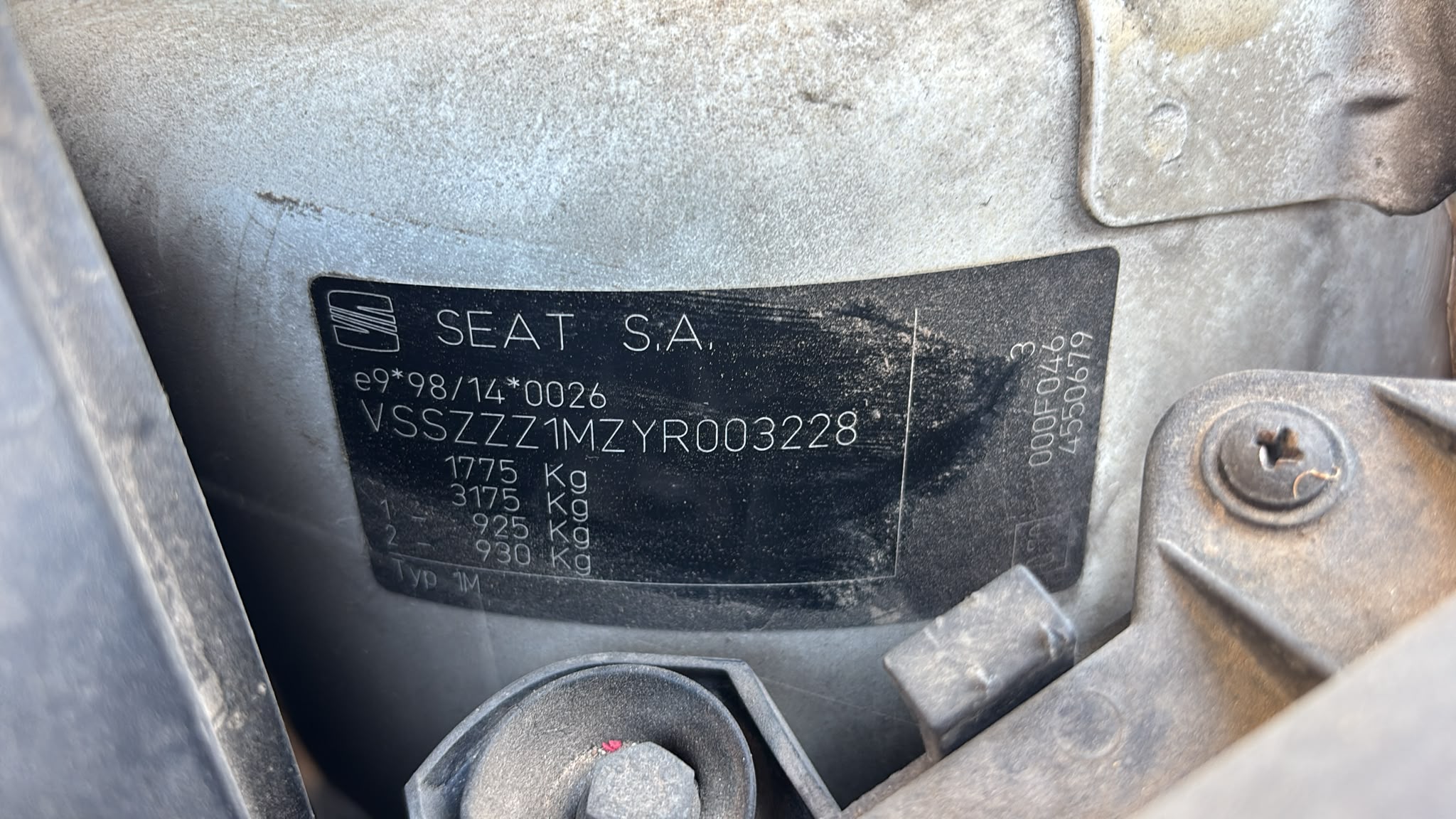 SEAT LEON (1M1) 1.9 TDI Motor 1,9 Ltr. - 66 kW TDI